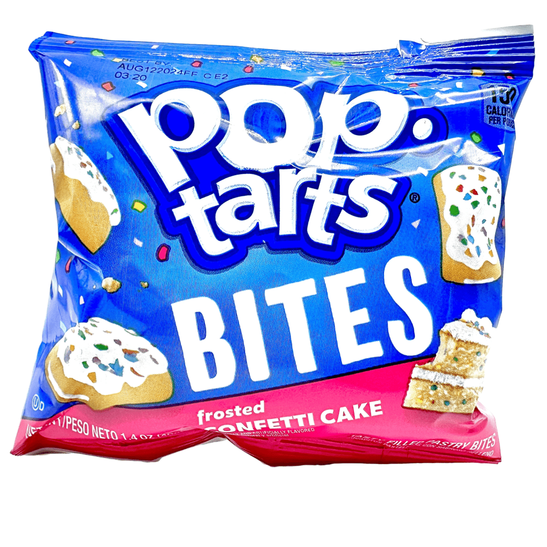 PopTarts Bites Frosted Confetti Cake 1.4oz Candy Paradise