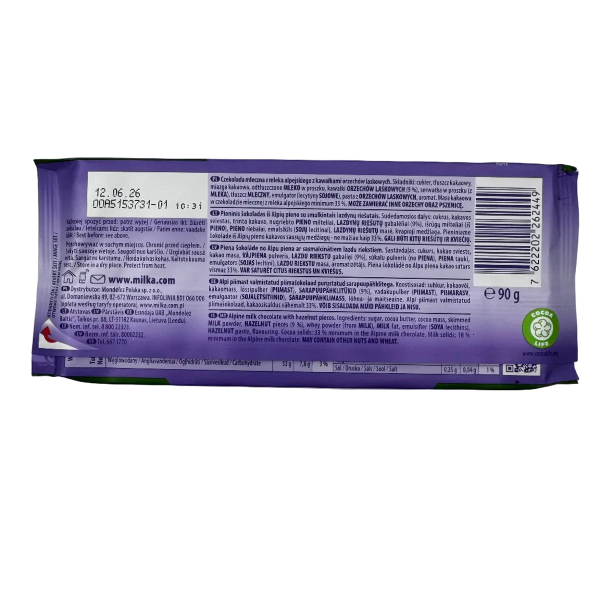 Milka Hazelnut Candy Paradise 