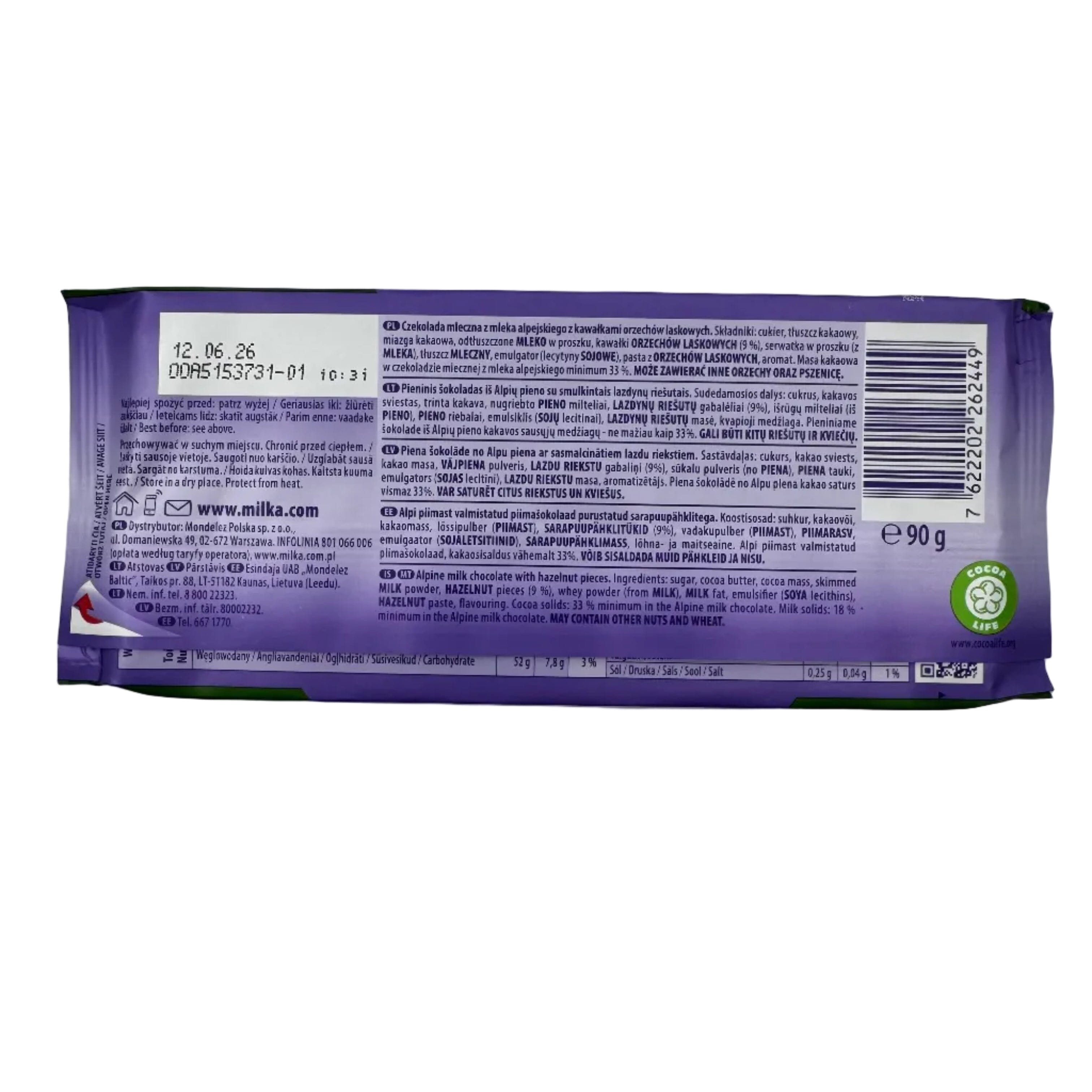 Milka Hazelnut Candy Paradise 
