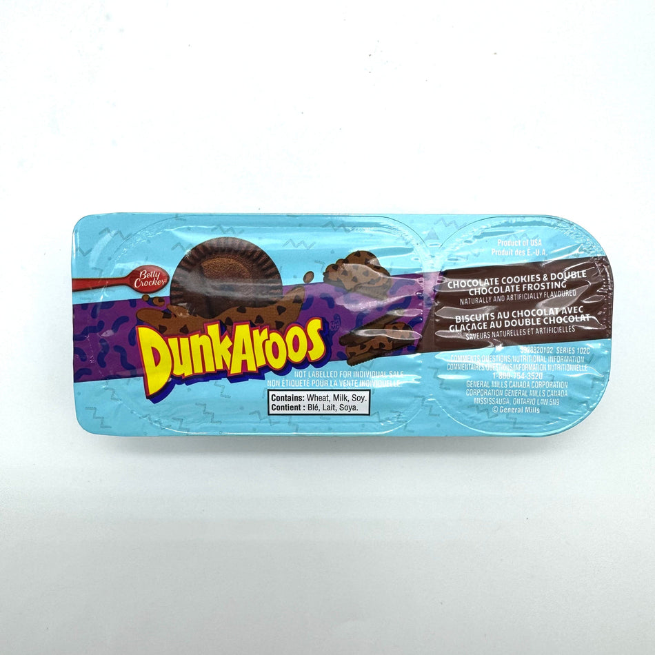 Dunkaroos Chocolate Cookies and Double Chocolate Frosting - Single Pack Cookies General Mills Inc. 