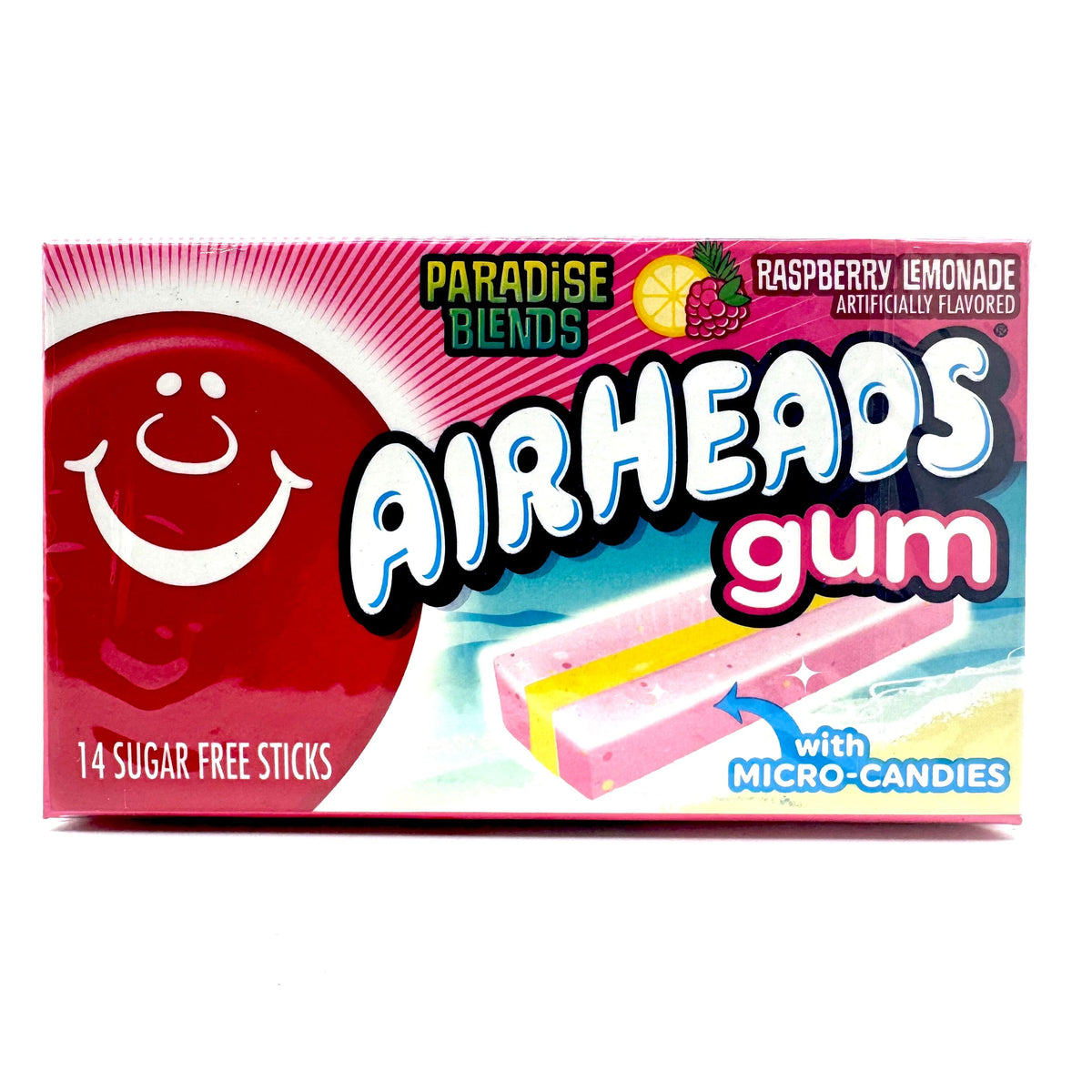 Airheads Gum - Raspberry Lemonade Candy Paradise 