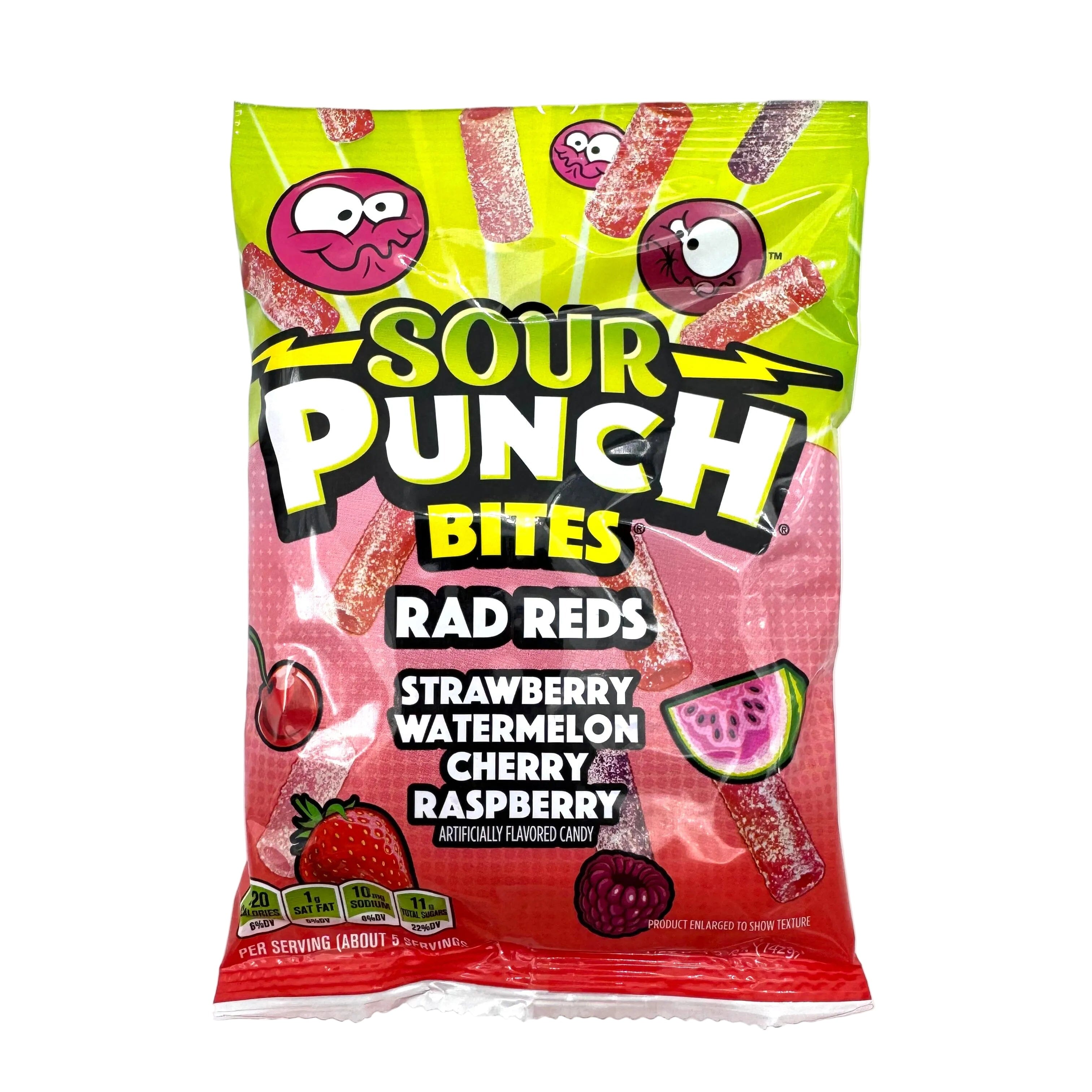 Sour Punch Bites Rad Reds Candy Paradise 