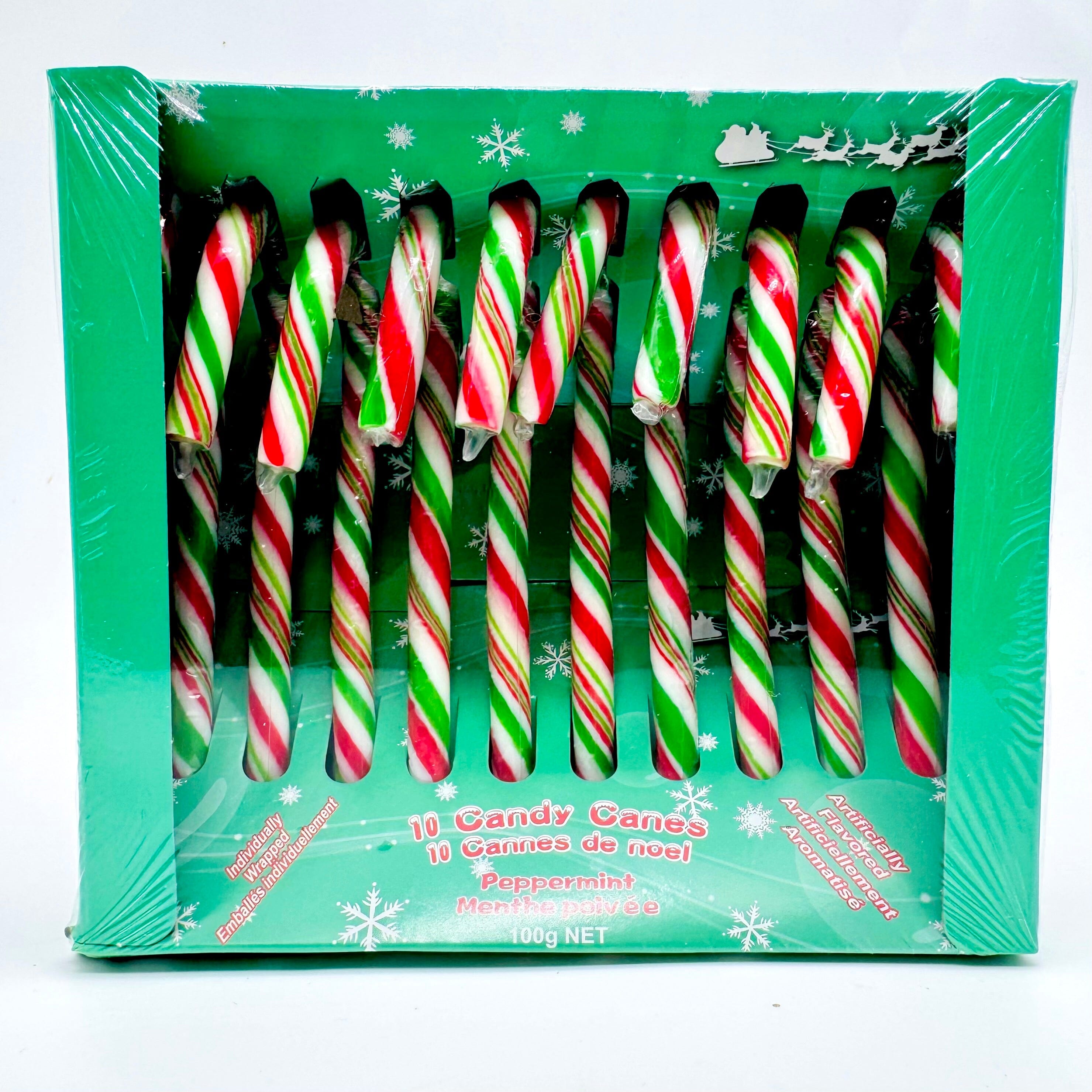 Versailles Peppermint Candy Canes (10 Count)- 100g Candy Versailles 