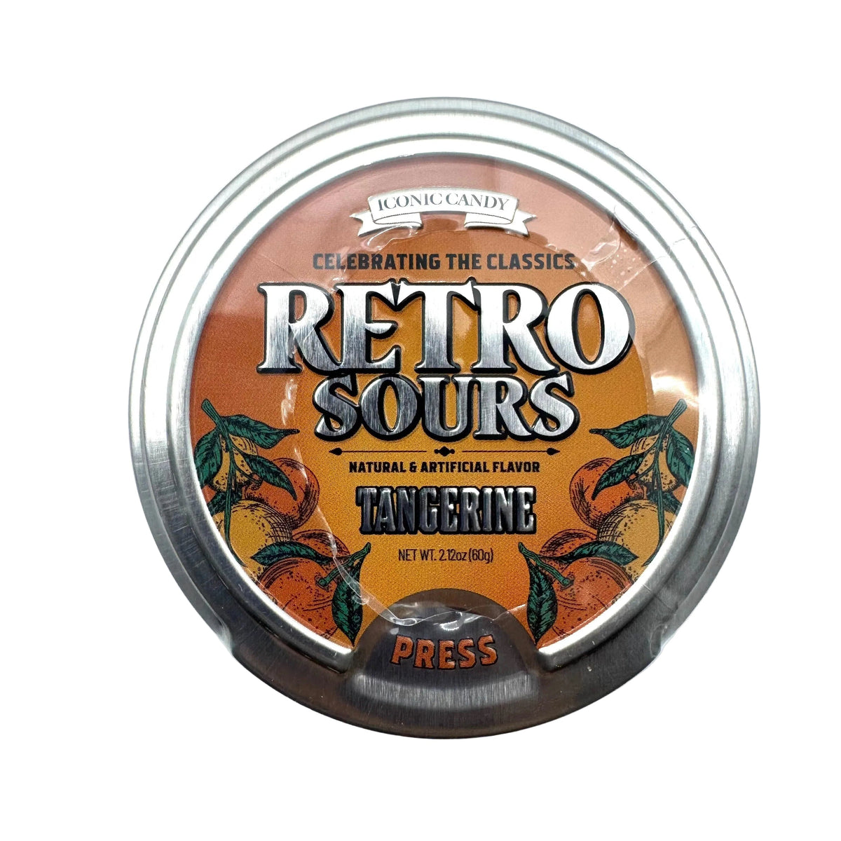 Iconic Retro Sours Tangerine -60g Candy Paradise 