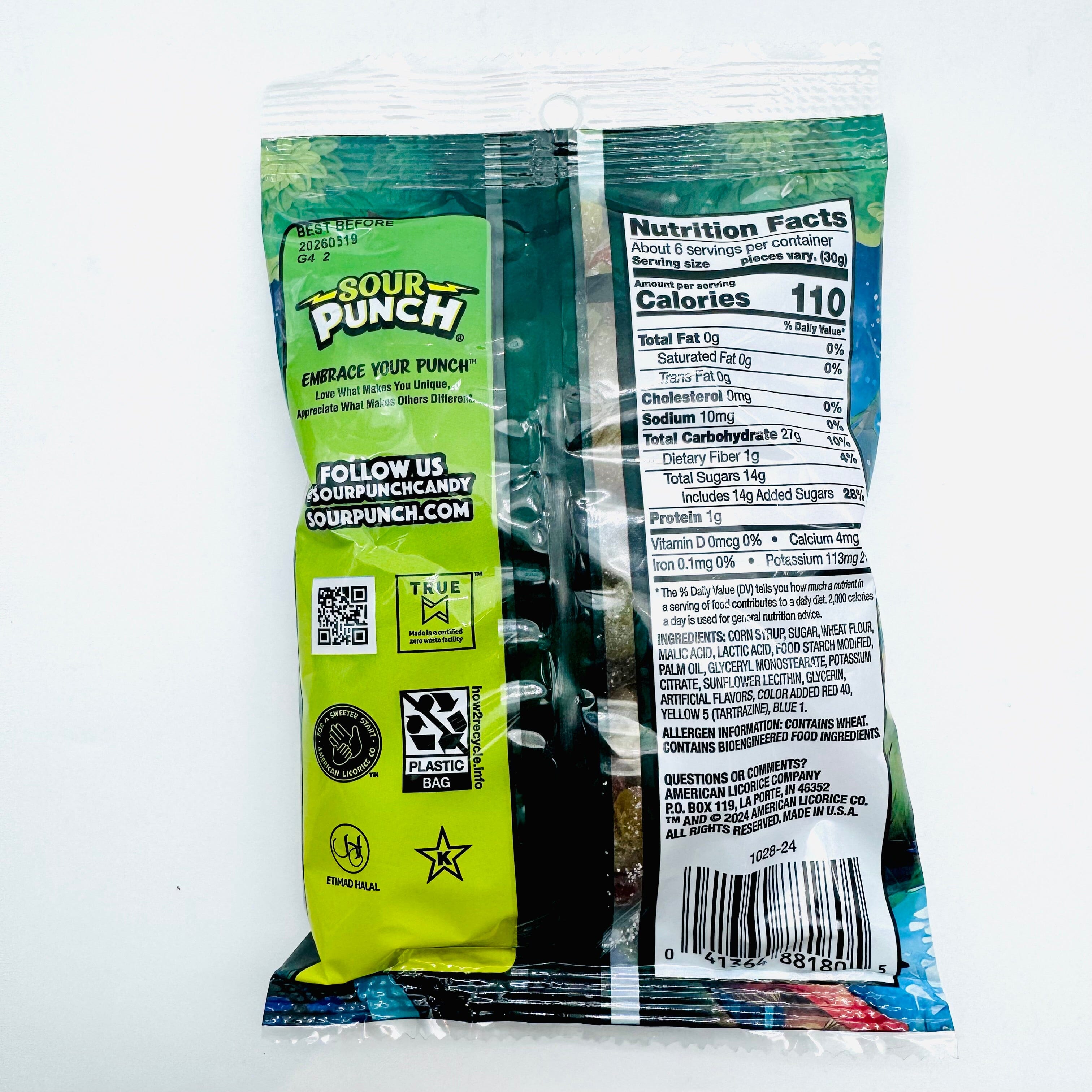 Sour Punch Enchanted Forest Shapes - 184g Candy Paradise 