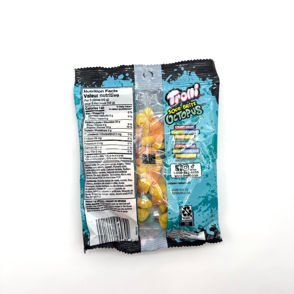 Trolli Sour Brite Octopus Candy Paradise 