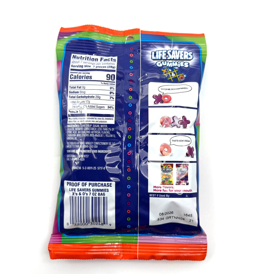 Lifesavets Gummies X’s & O’s Candy Paradise 