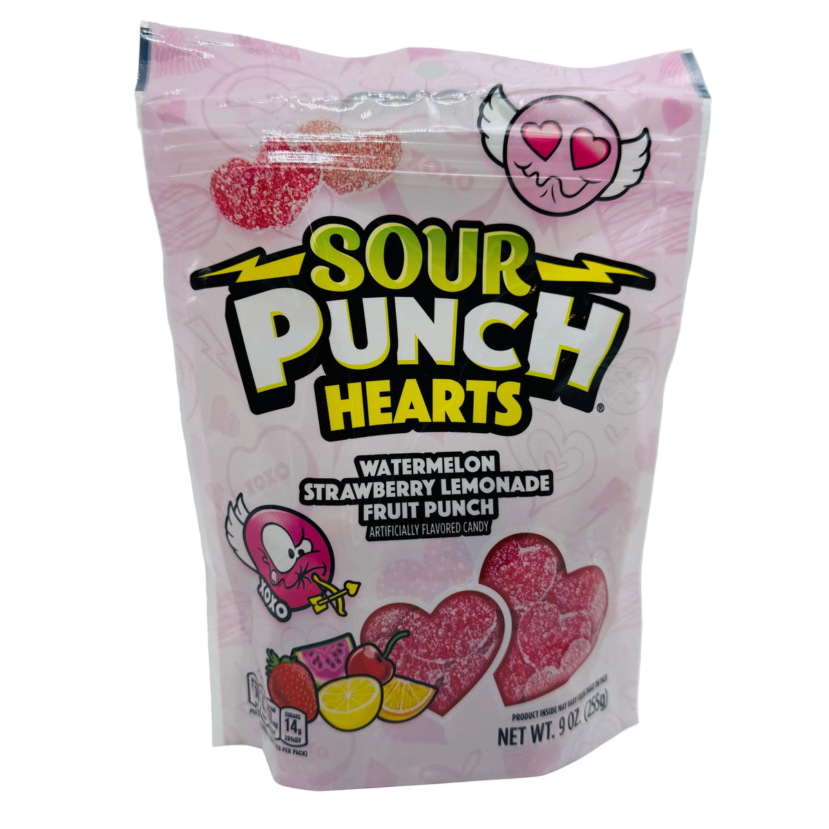 Sour Punch Hearts Candy -9oz Candy Paradise 