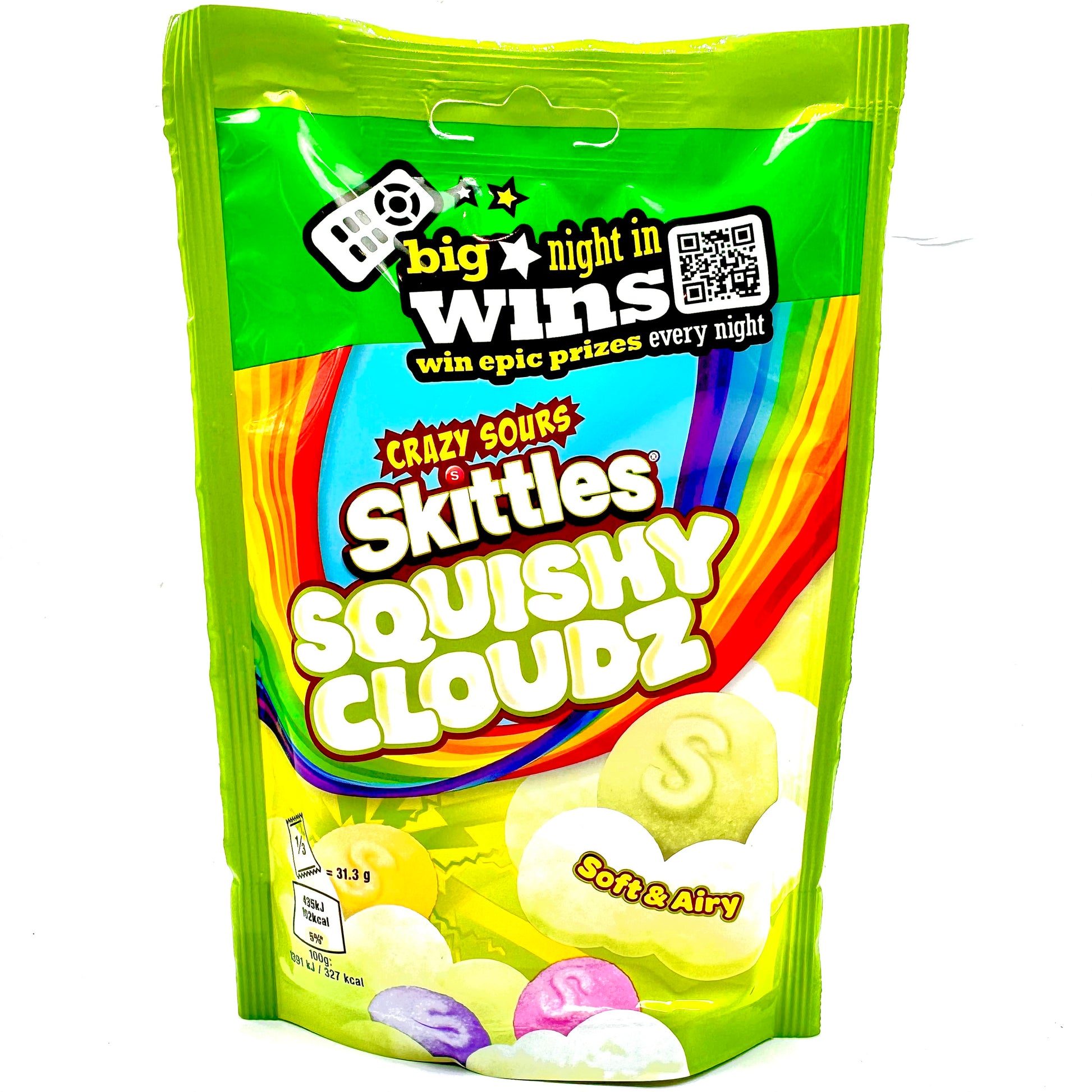 Skittles Fruit Squishy Cloudz Sours - UK – Candy Paradise