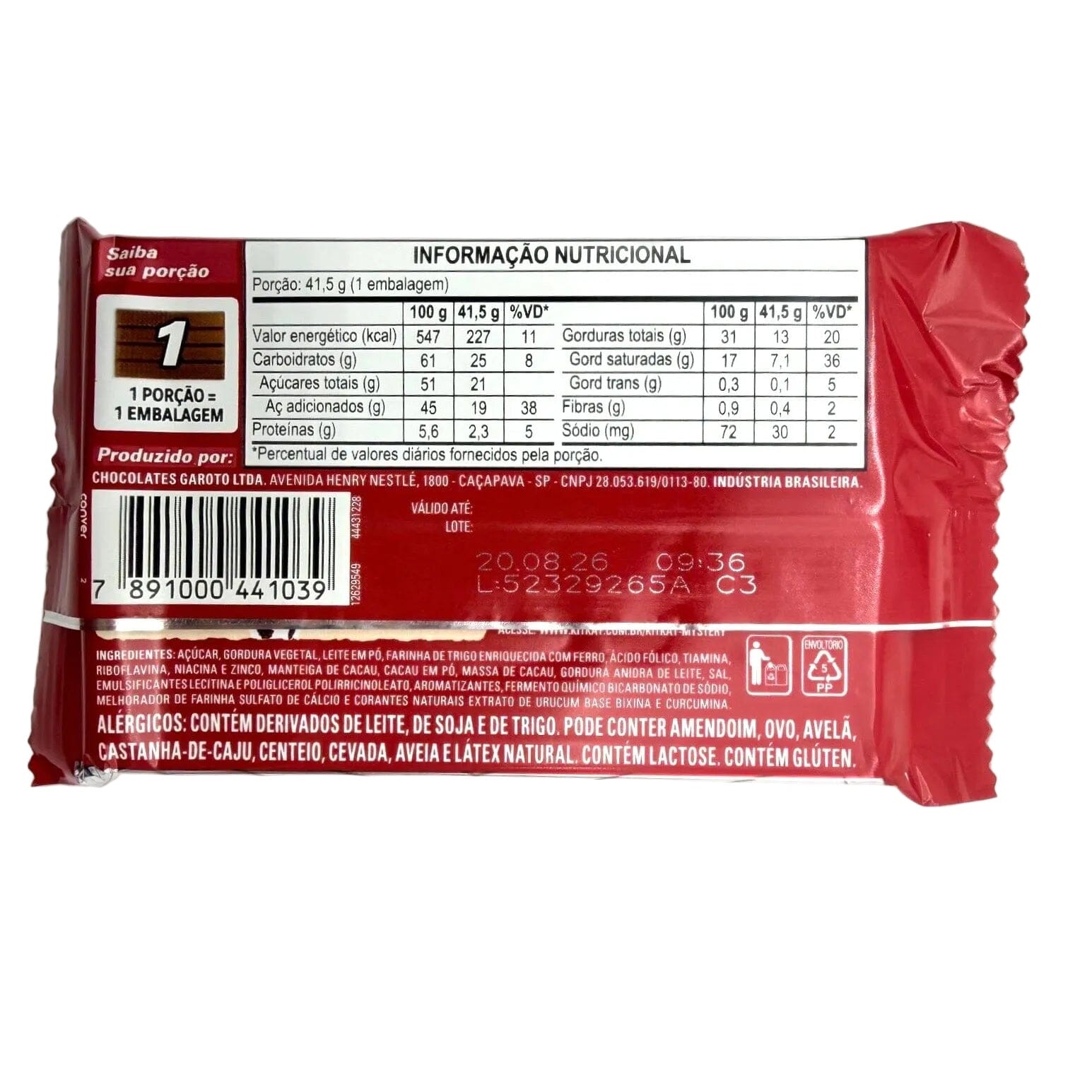 Kit Kat Strawberry Limited Edition (Brazil) -41.5g Chocolate Nestlé 