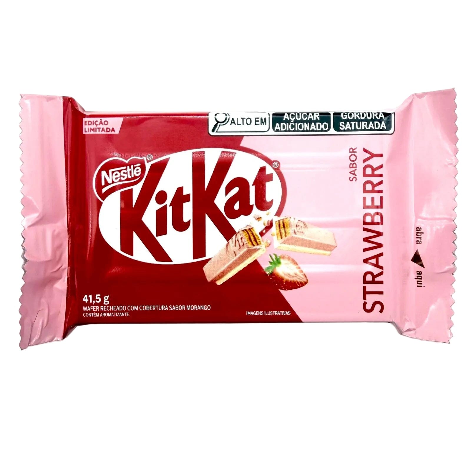 Kit Kat Strawberry Limited Edition (Brazil) -41.5g Chocolate Nestlé 