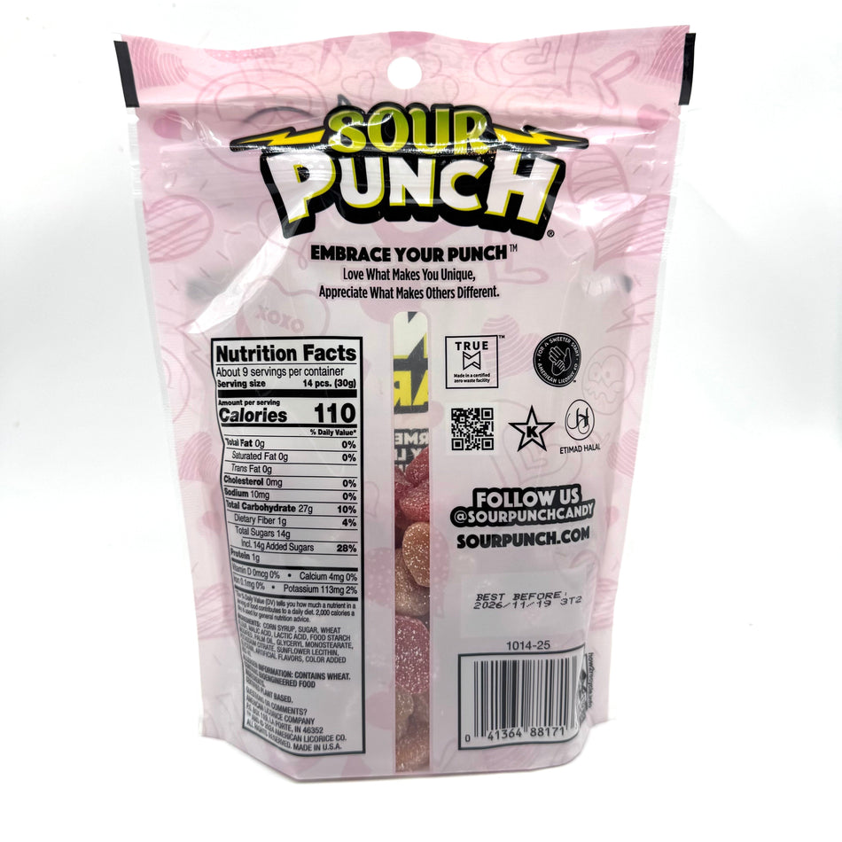 Sour Punch Hearts Candy -9oz Candy Paradise 