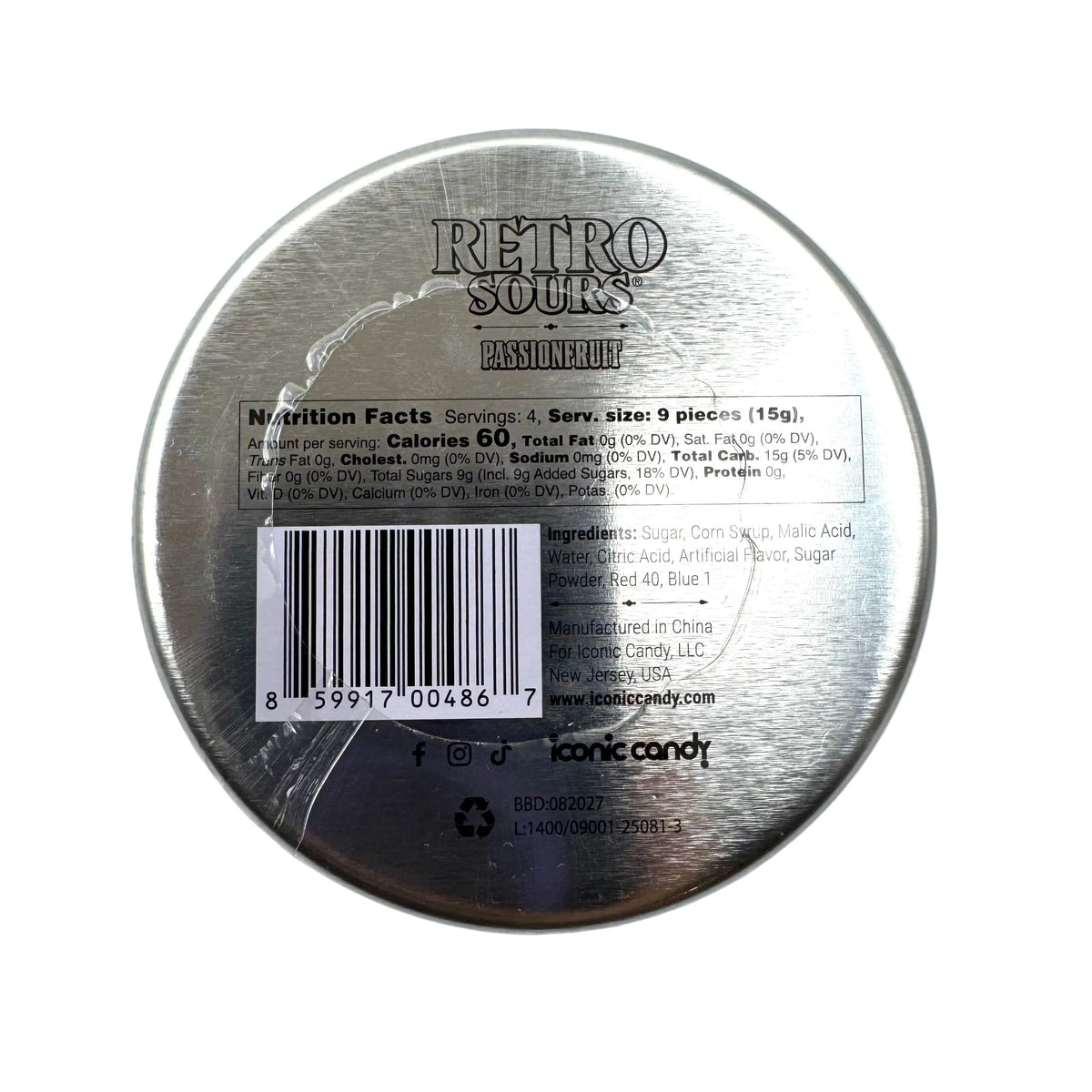 Iconic Retro Sour Passionfruit Candy Paradise 