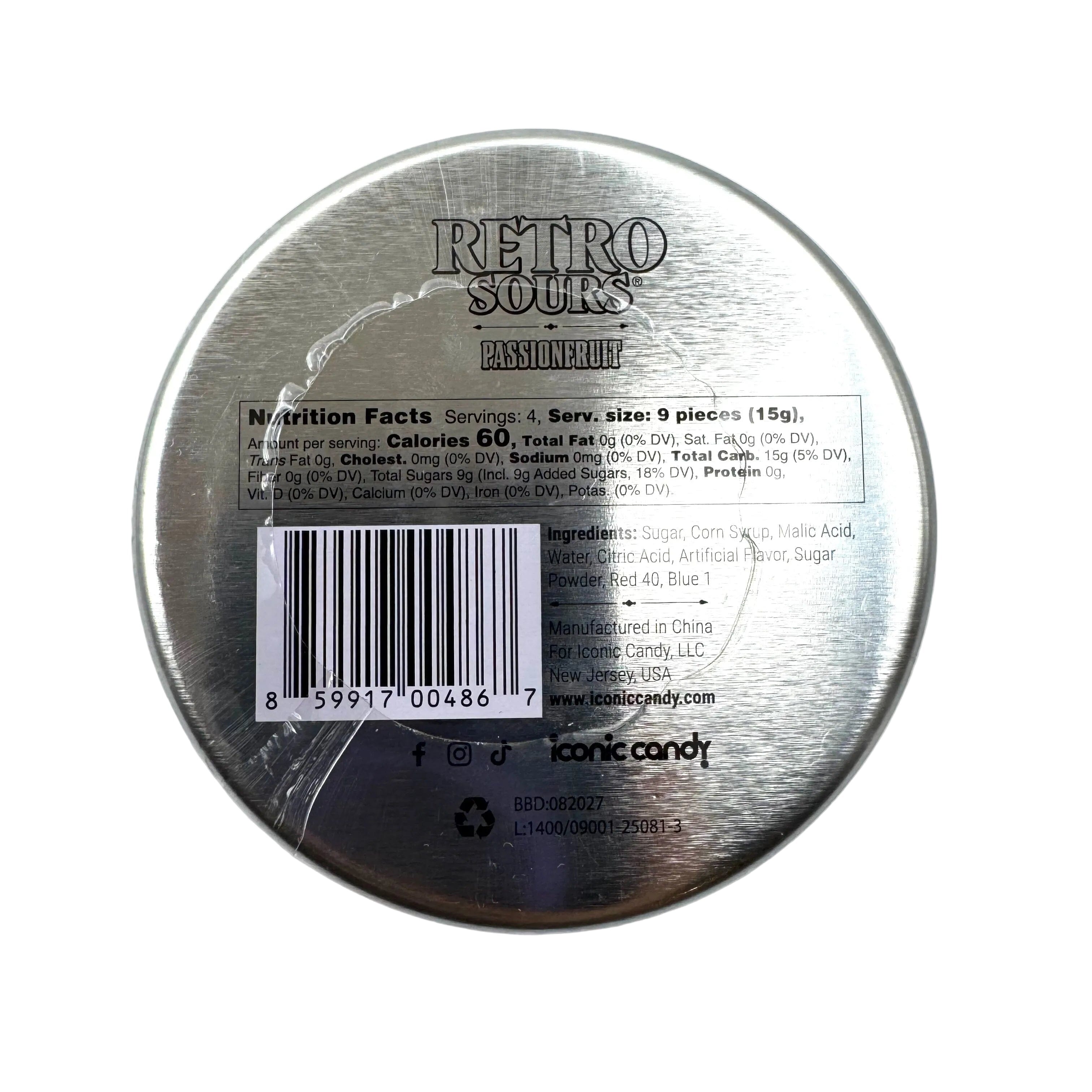 Iconic Retro Sour Passionfruit Candy Paradise 