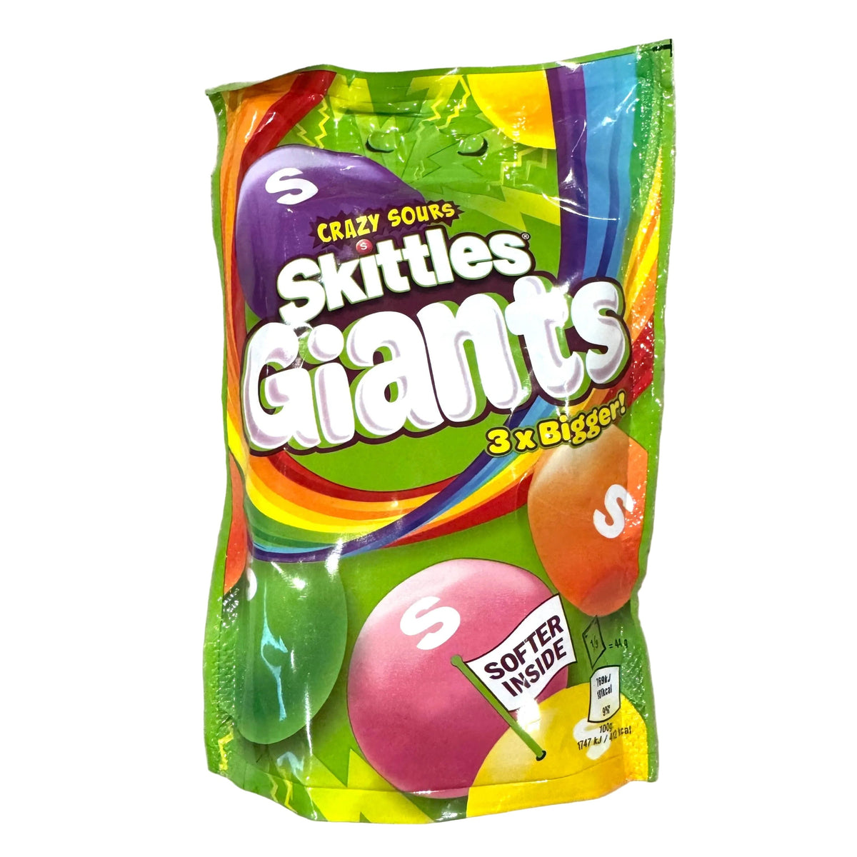 Skittles Crazy Sour Giants -100g Candy Paradise 