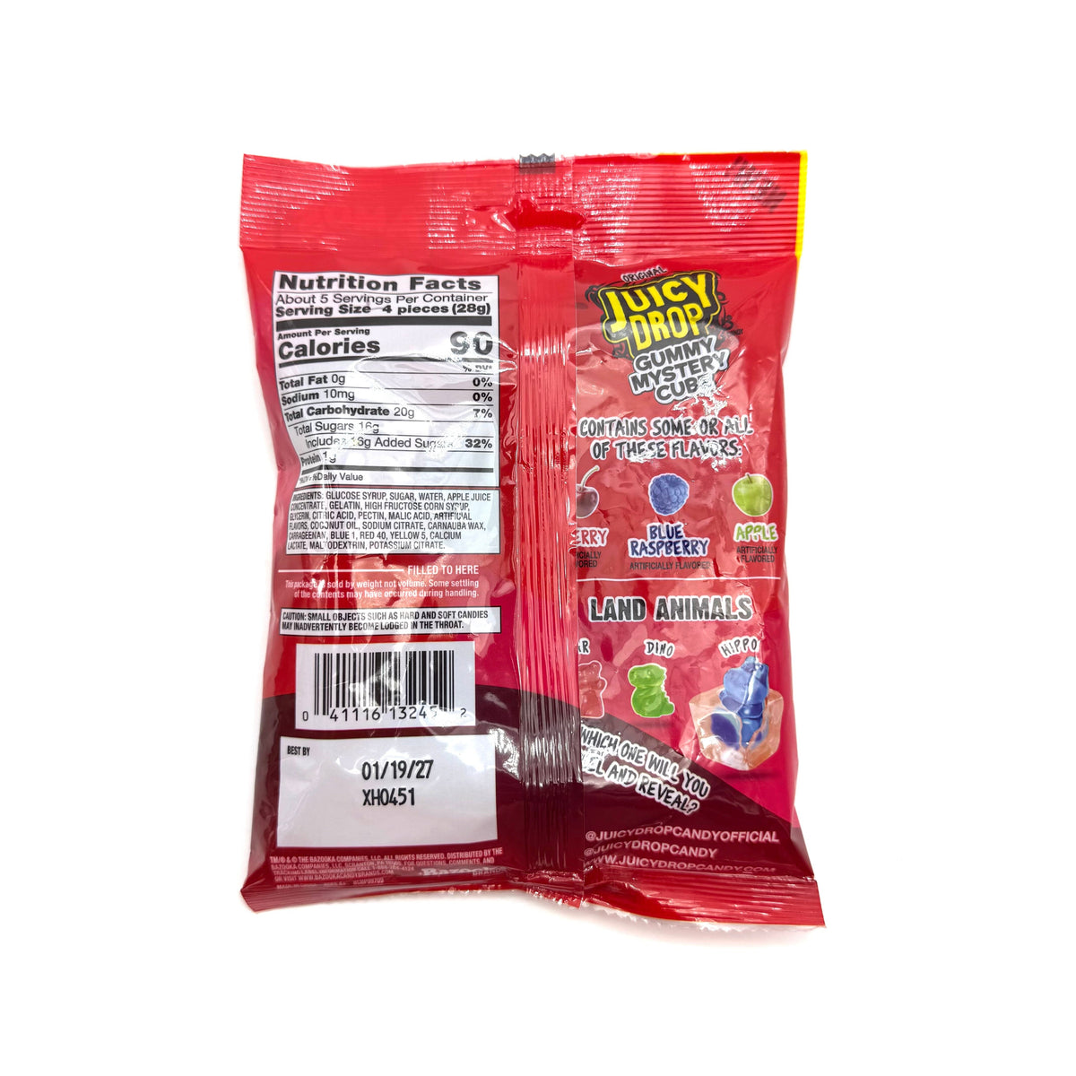 Amos JUICY DROP Gummy Mystery Cube Candy Paradise 