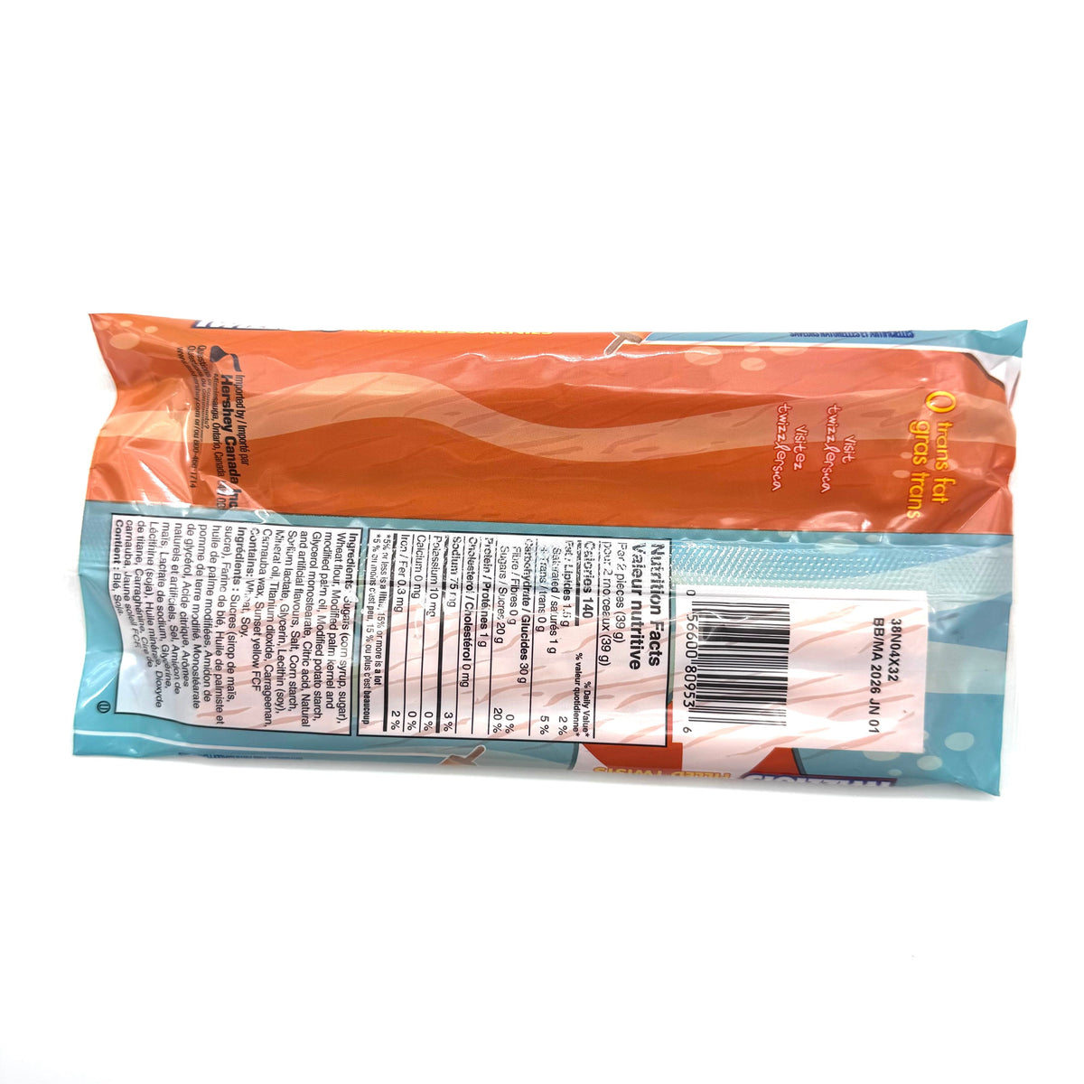 Twizzlers Filled Twists orange cream pop Candy Paradise 