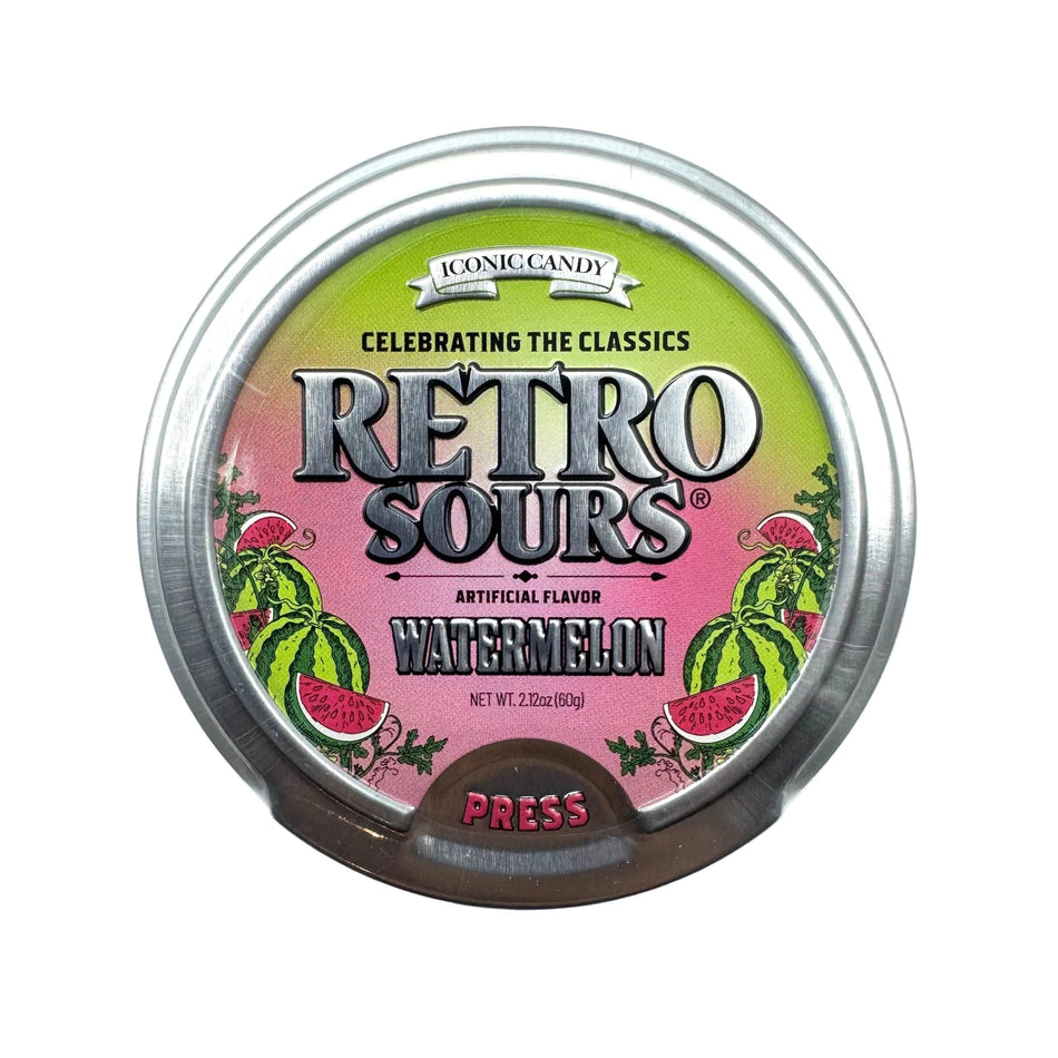 Iconic Retro Sours Watermelon -60g Candy Paradise 