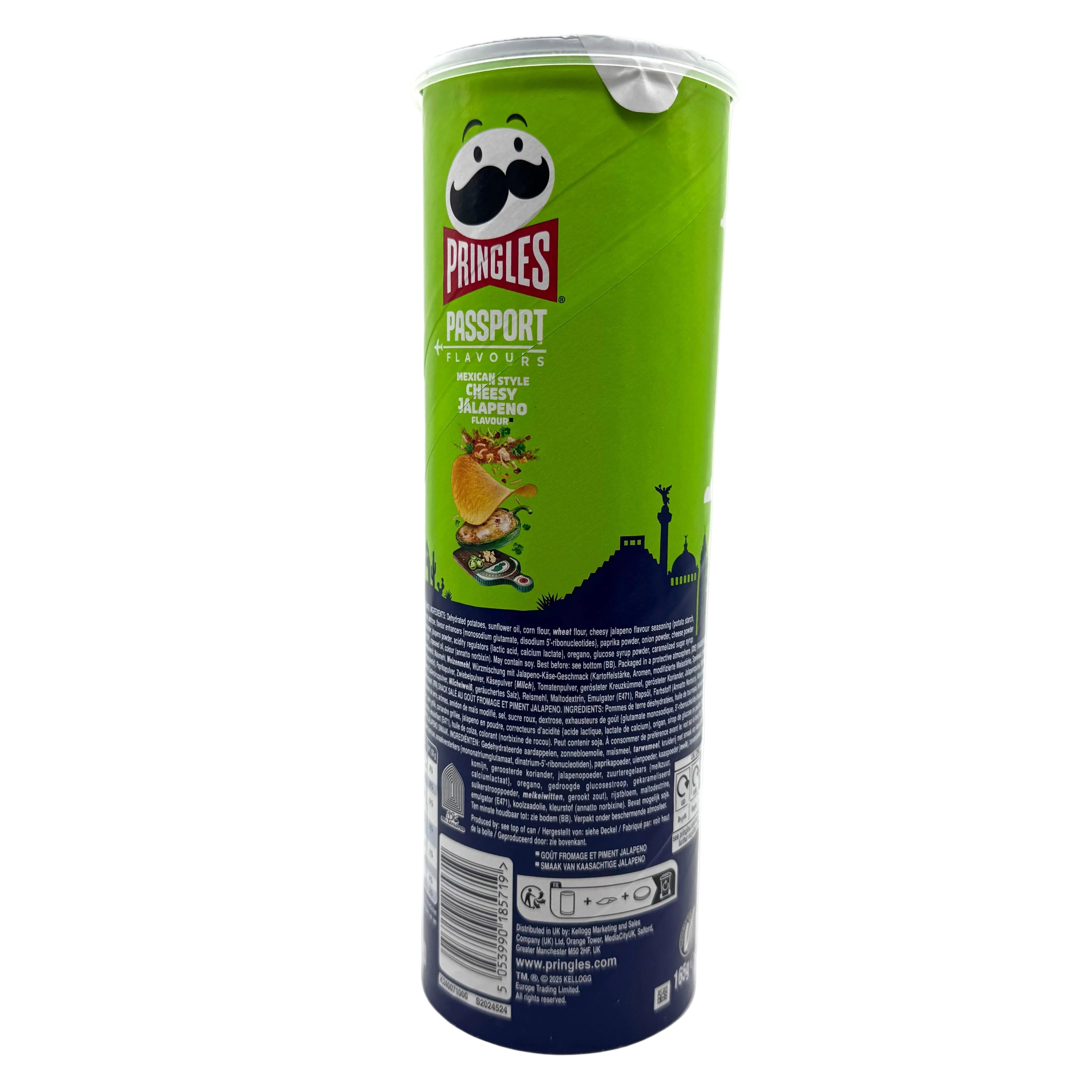 Pringles Passport Mexican Style Cheesy Jalapeno Candy Paradise 
