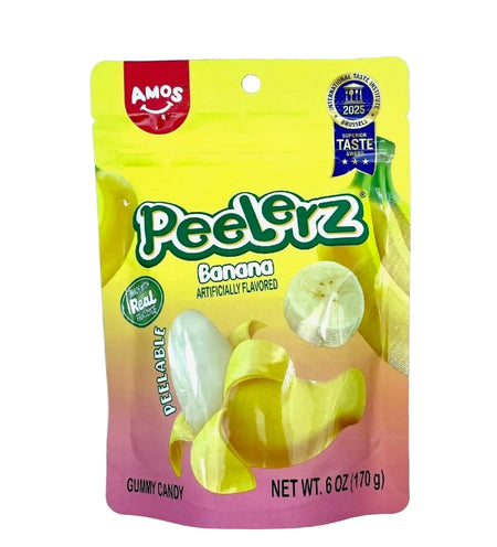 Amos Peelerz Gummy Banana - 6oz Candy Amos 