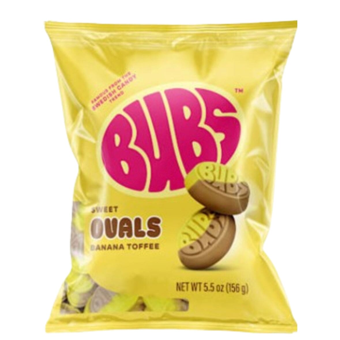 BUBS Banana Toffee Ovals (Swedan) -5.5oz Candy Paradise 