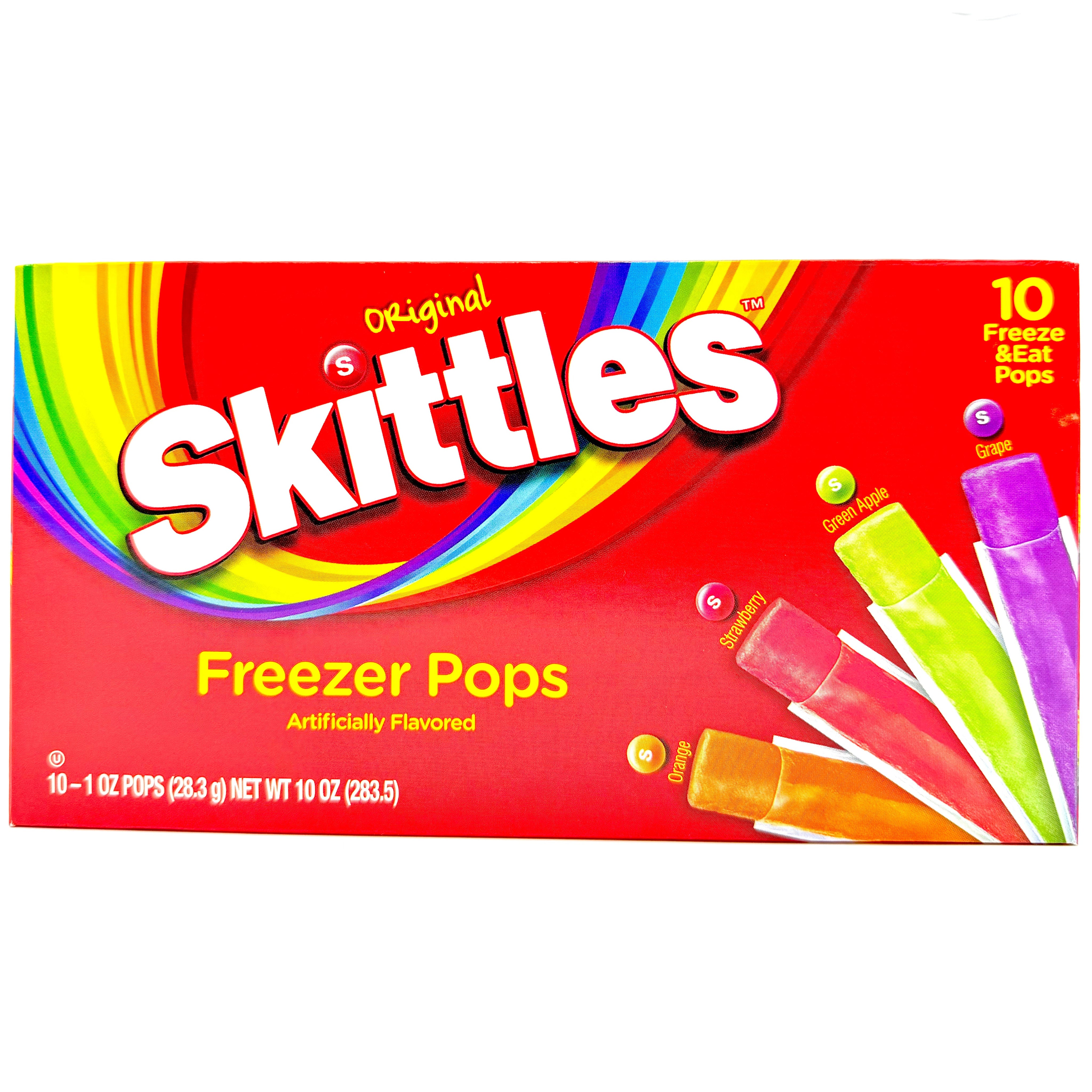 Skittles Freezer Pops - 10ct Candy MARS 