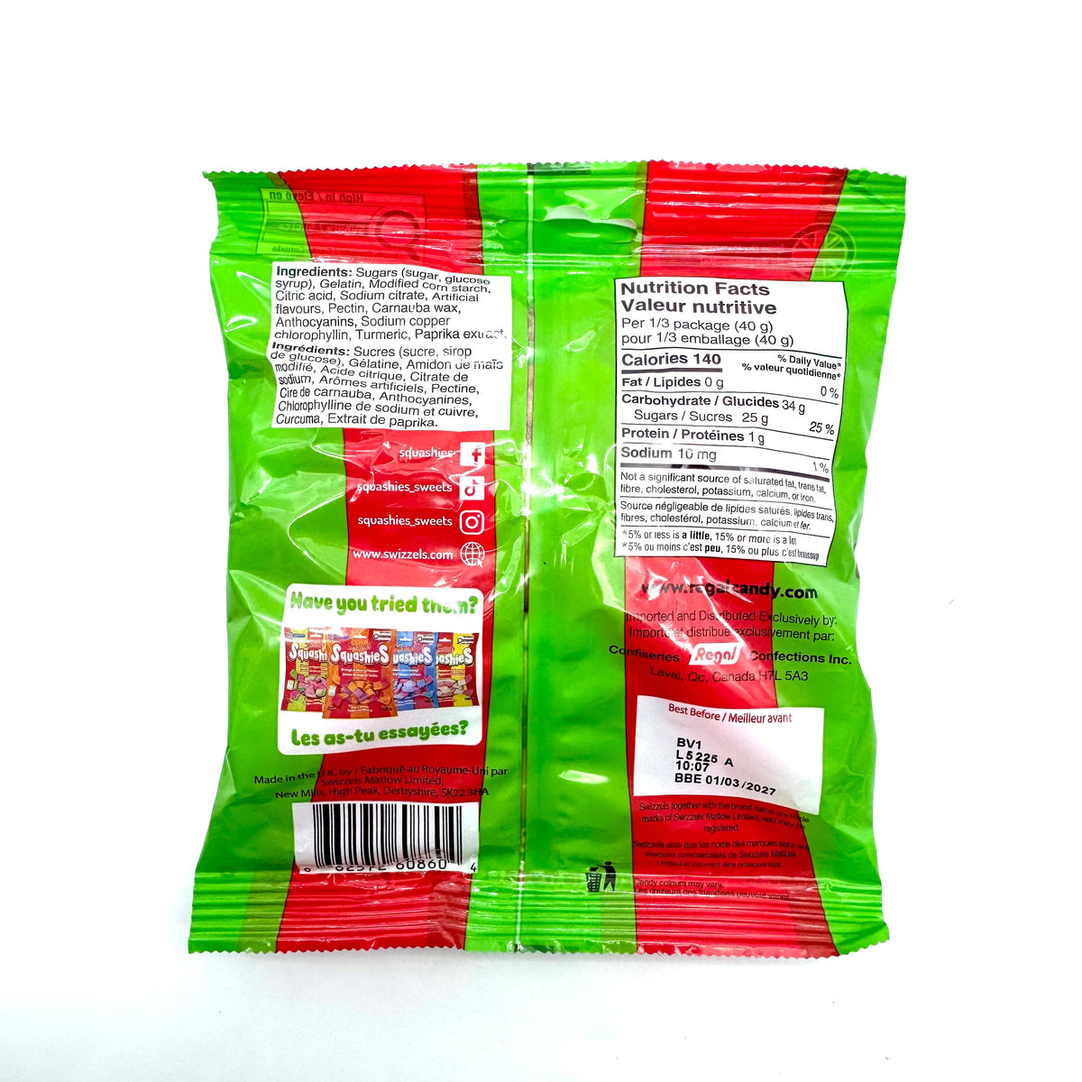 Swizzels Squashies Naughty or Nice Candy Paradise 