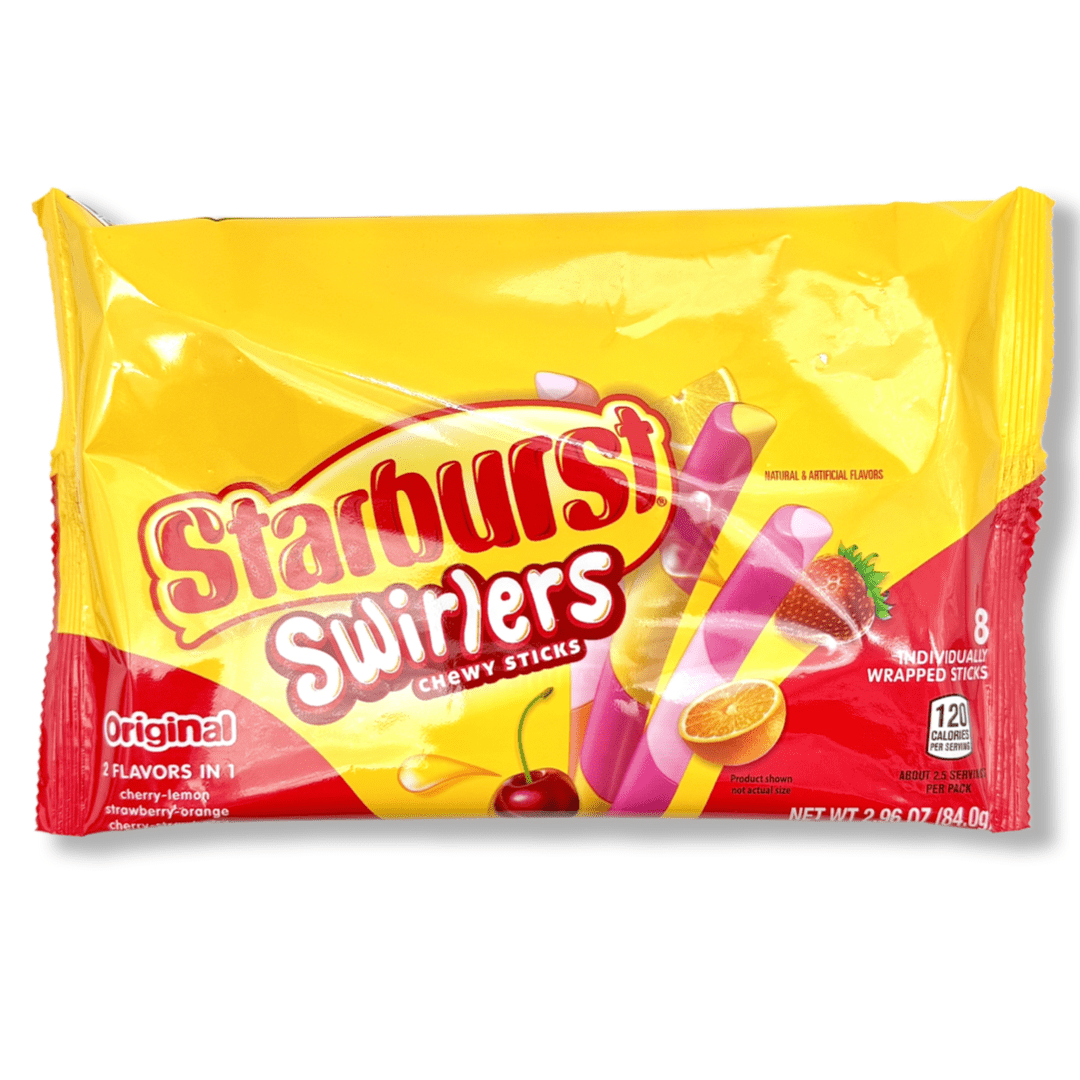 Starburst Swirlers Chewy Sticks Mars Wrigley Confectionery 