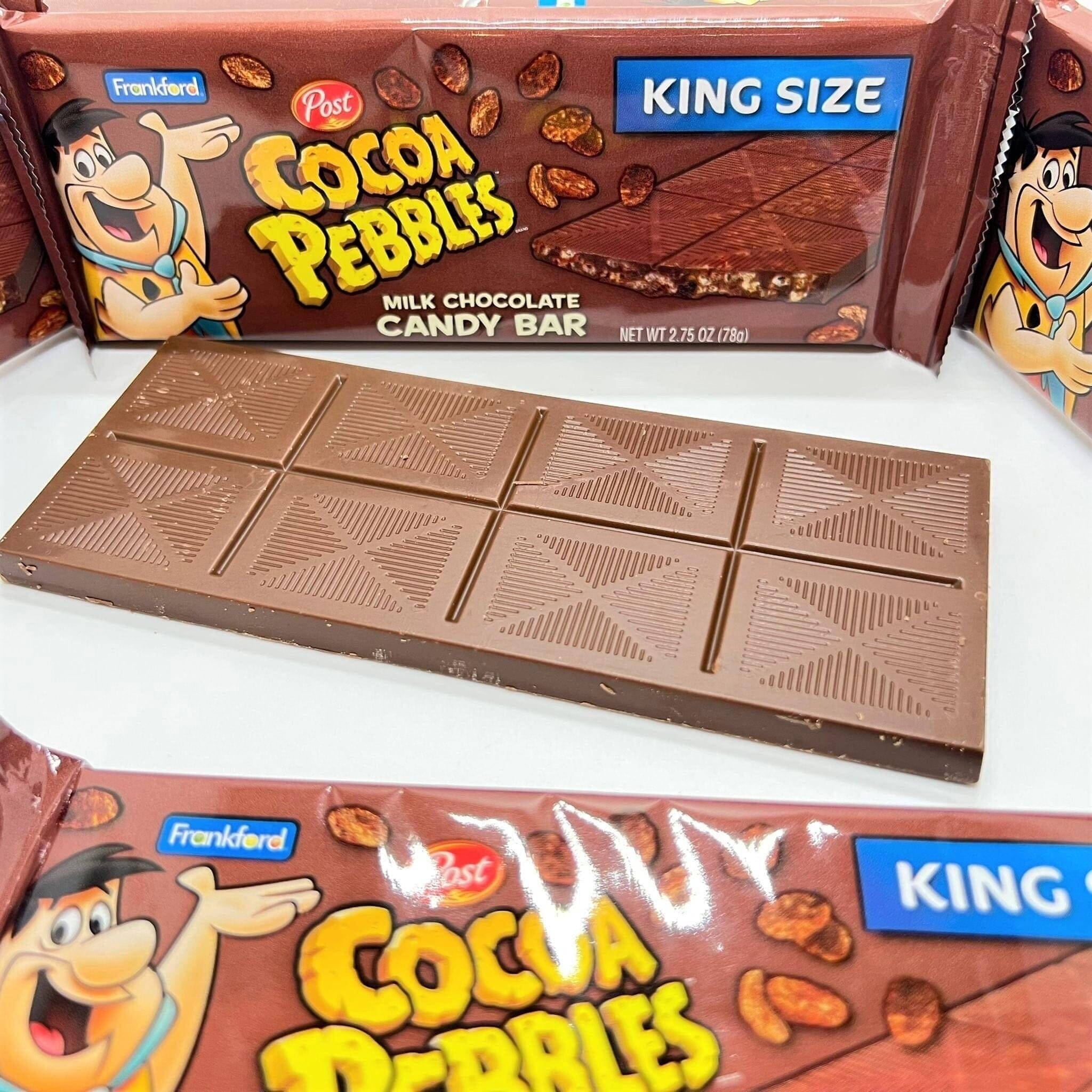 Cocoa Pebbles Candy Bar King Size - 2.75oz Chocolate Frankford 