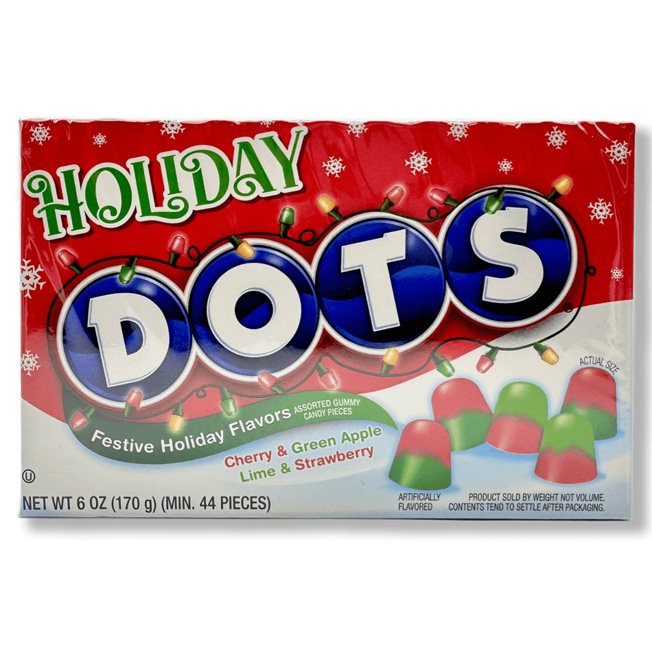 Dots Holiday Theatre Pack Red and Green - 6oz Candy Tootsie Roll Industries 