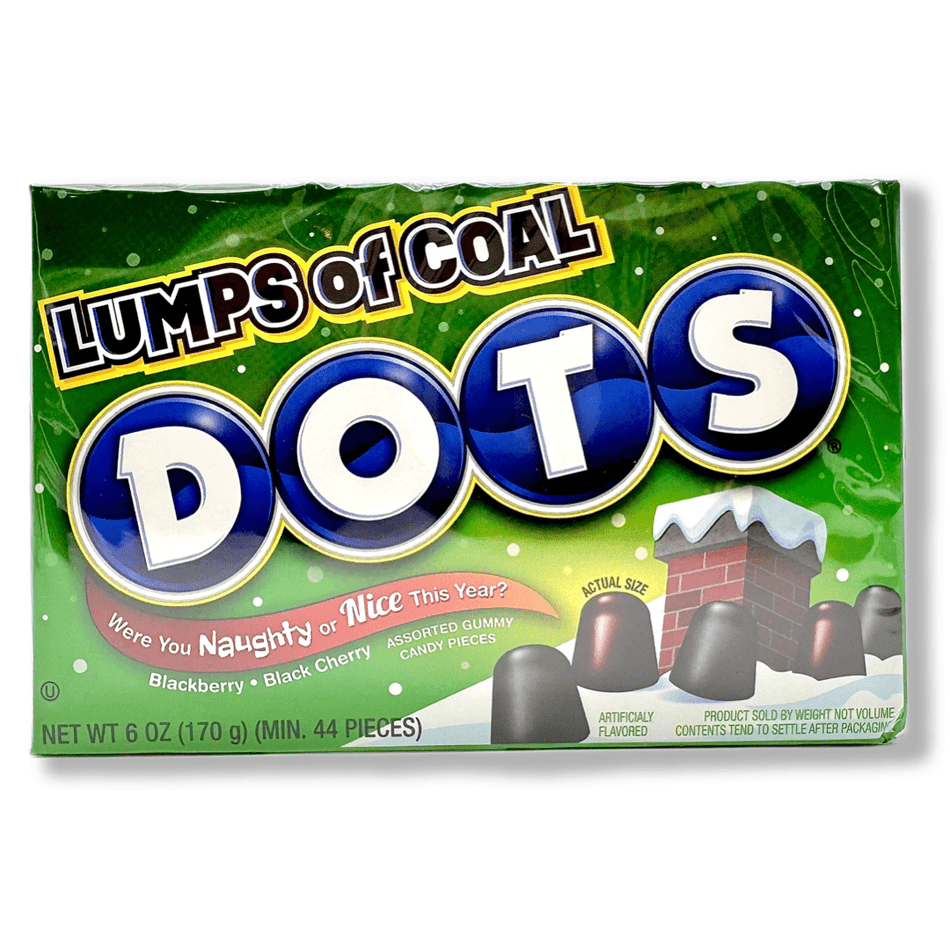 Dots Lumps of Coal - 6oz Candy Tootsie Roll Industries 