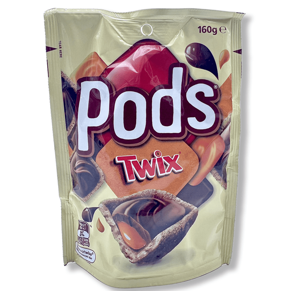 Pods Twix (Australia) - 160g Chocolate Mars Wrigley Confectionery 