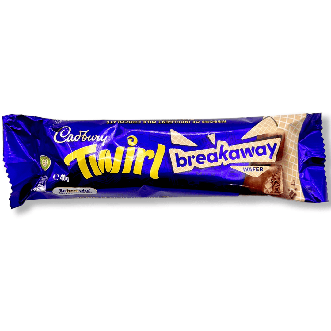 Cadbury Twirl Breakaway Wafer Bar (Australia) - 40g Chocolate Cadbury 