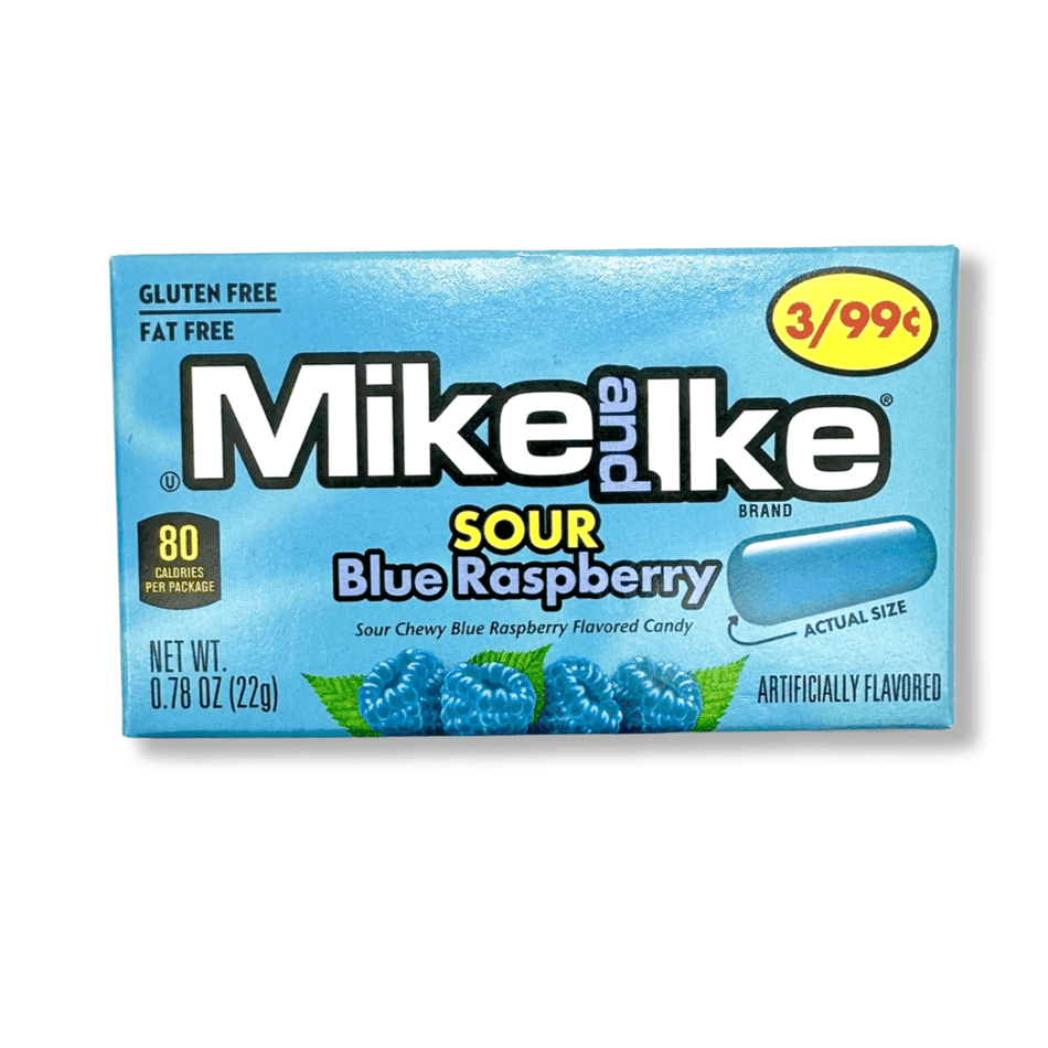 Mike and Ike Sour Blue Raspberry (Mini Box) - 22g Candy Just Born Inc. 