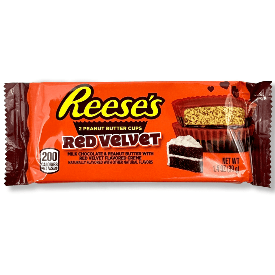 Reese's Red Velvet Milk Chocolate Peanut Butter Cups - 1.4oz Chocolate HERSHEY'S 