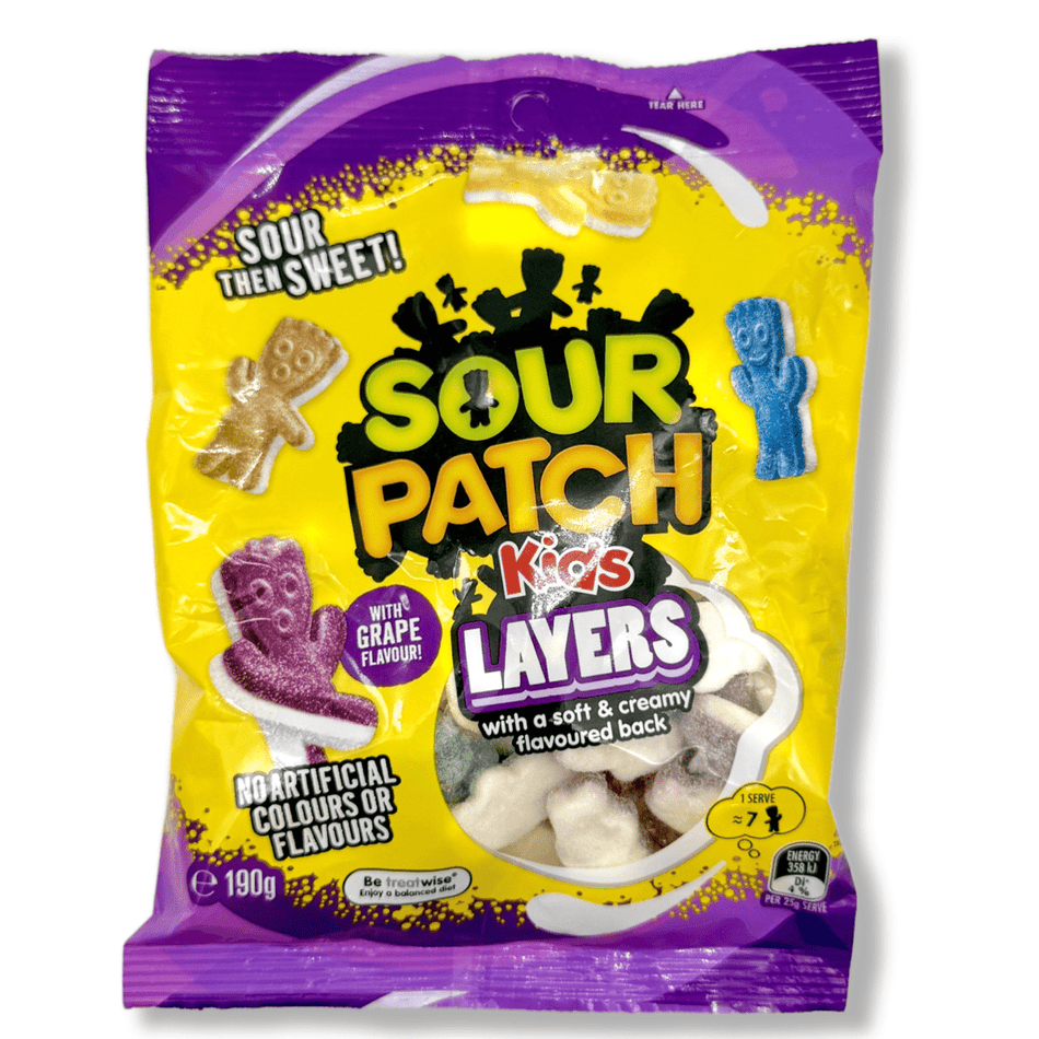 Sour Patch Kids Layers (Australia) - 190g Candy Mondelez 