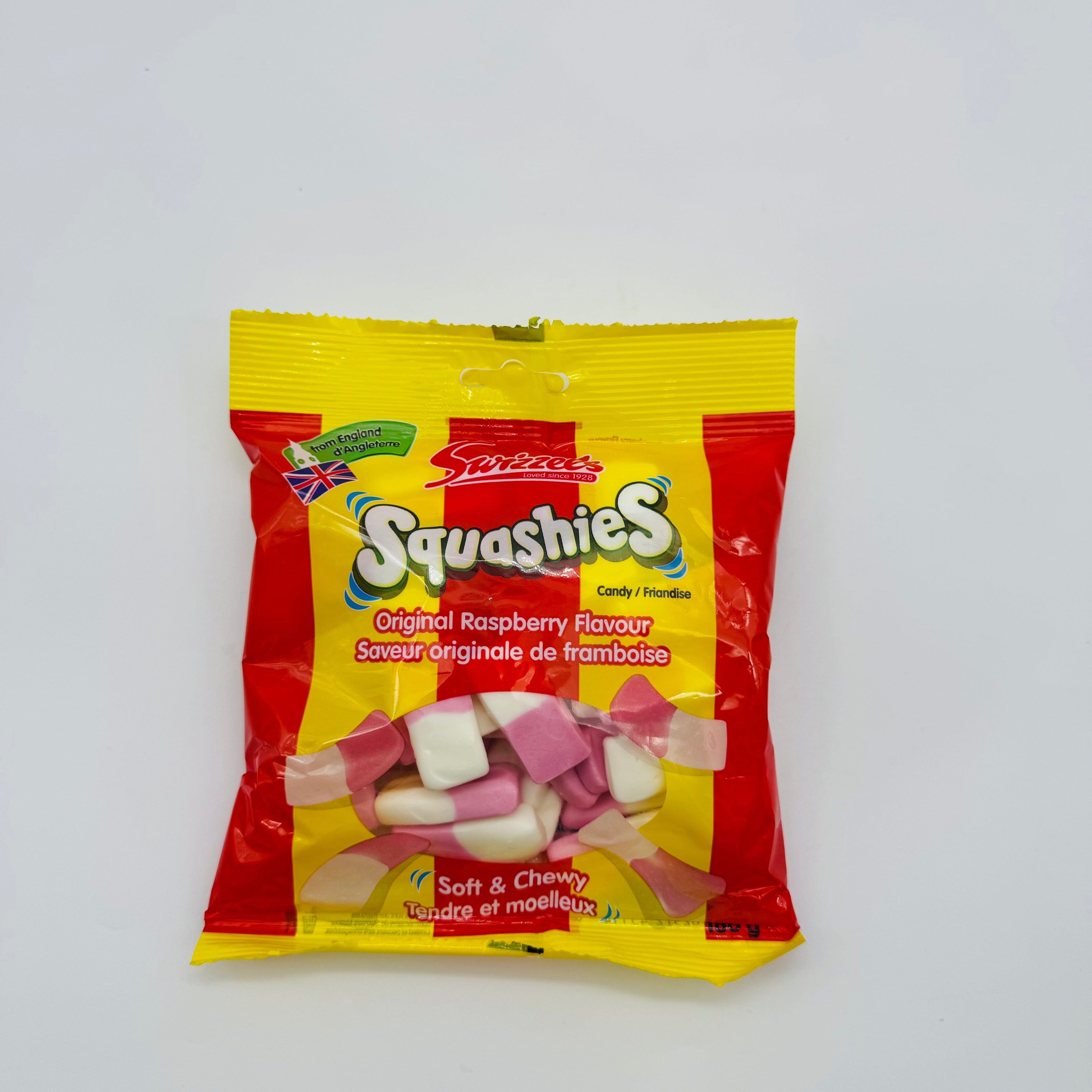 SQUASHIES ORIGINAL RASPBERRY - 160g Candy Paradise 