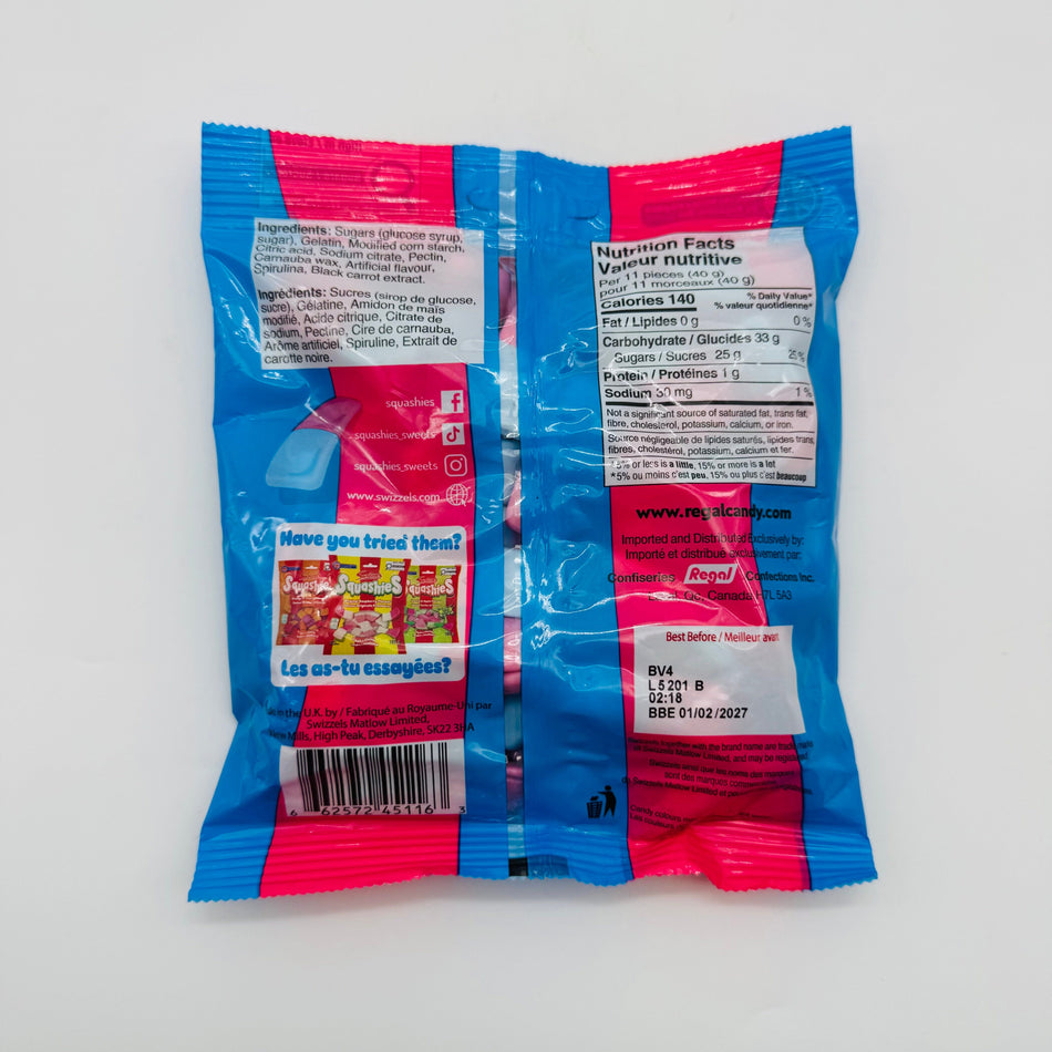 SQUASHIES BUBBLEGUM - 160g Candy Paradise 