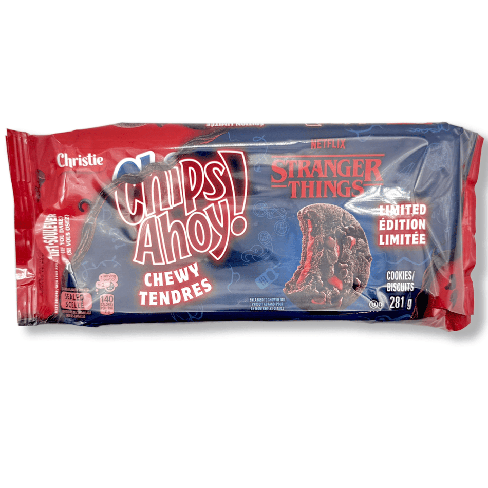 CHIPS AHOY! Stranger Things Chewy Chocolatey Filled Soft Cookies - 281g Cookies Mondelez 