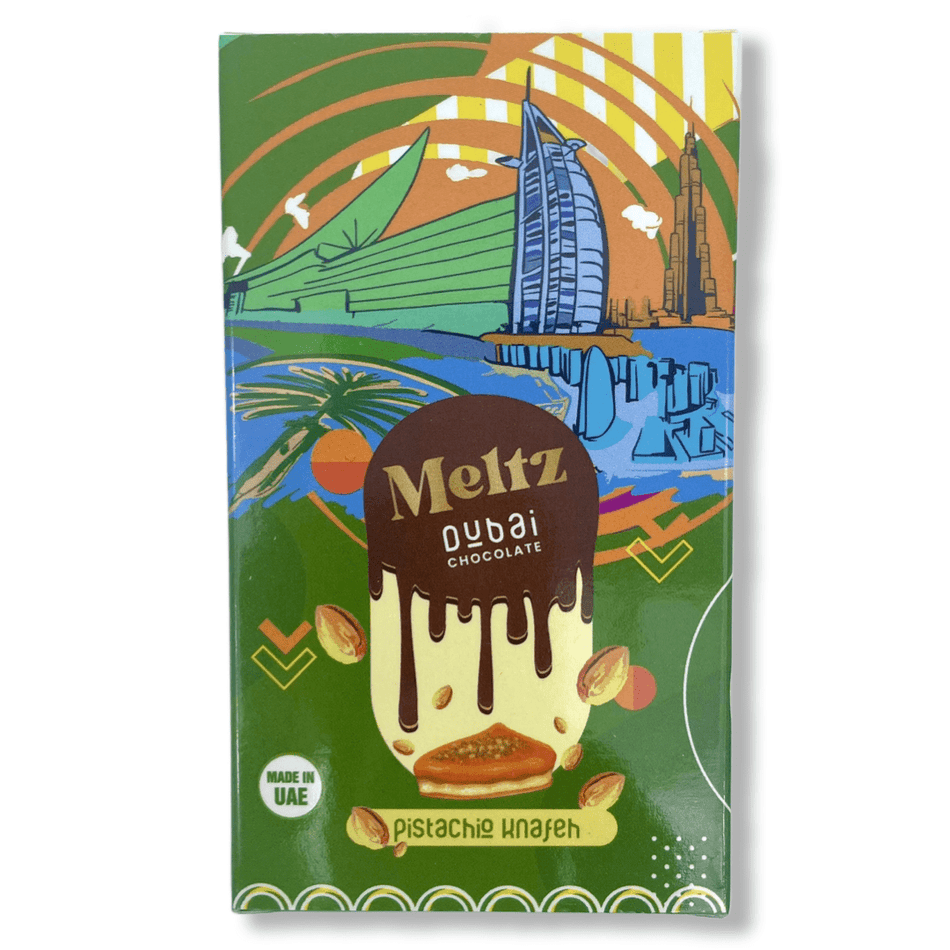 Meltz Dubai Chocolate Pistachio Knafeh - 75g Chocolate Meltz Dubai Chocolate 
