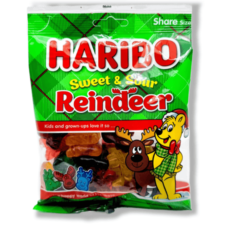 Haribo Sweet & Sour Reindeer - 4oz Candy HARIBO 