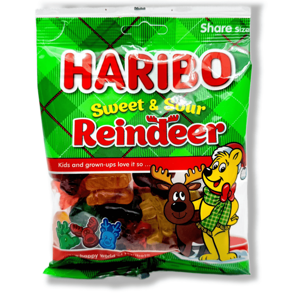 Haribo Sweet & Sour Reindeer - 4oz Candy HARIBO 
