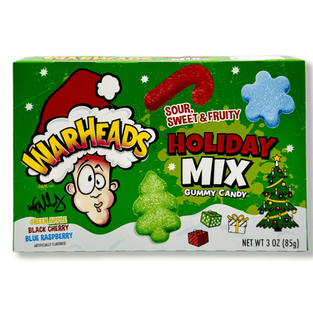 Warheads Sour Holiday Mix Gummies - 3oz Candy Flix Candy 