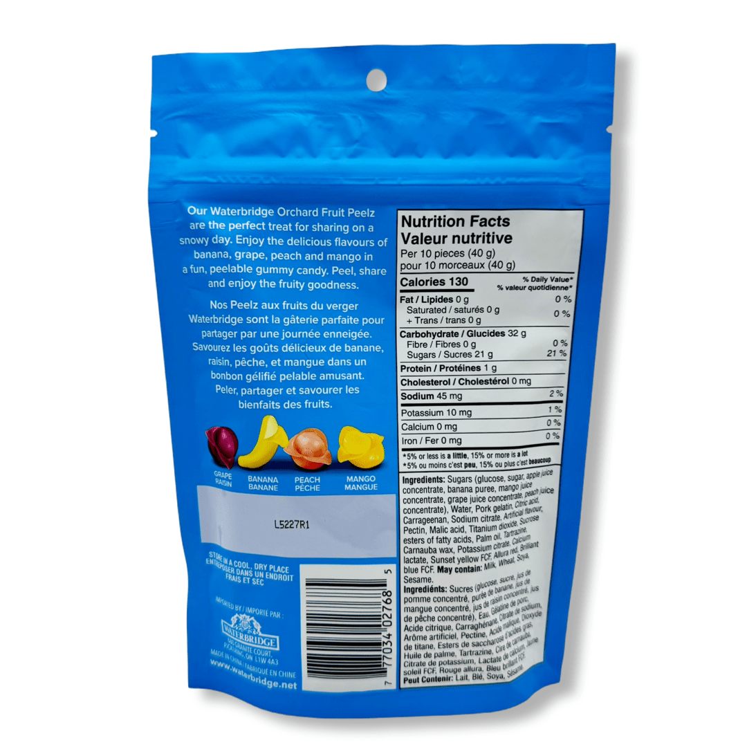 Waterbridge Orchard Fruits Peelz Christmas Mix - 160g Candy Candy Paradise 