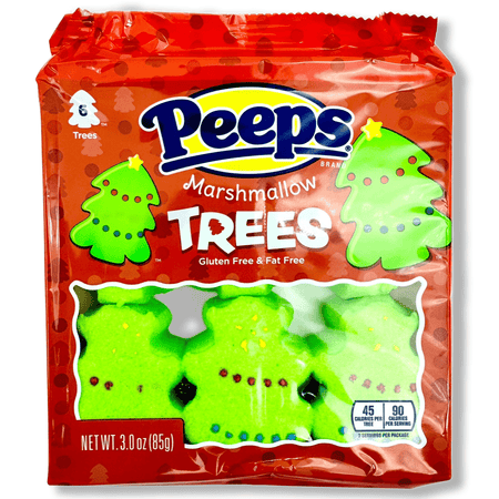 Peeps Christmas Trees Marshmallows - 3oz Candy Just Born Inc. 