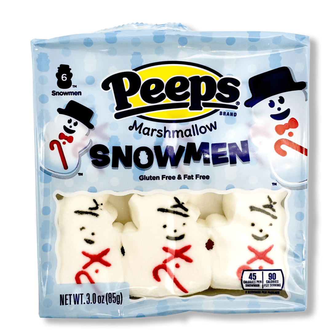 Peeps Snowmen Marshmallows - 3oz Candy Just Born Inc. 