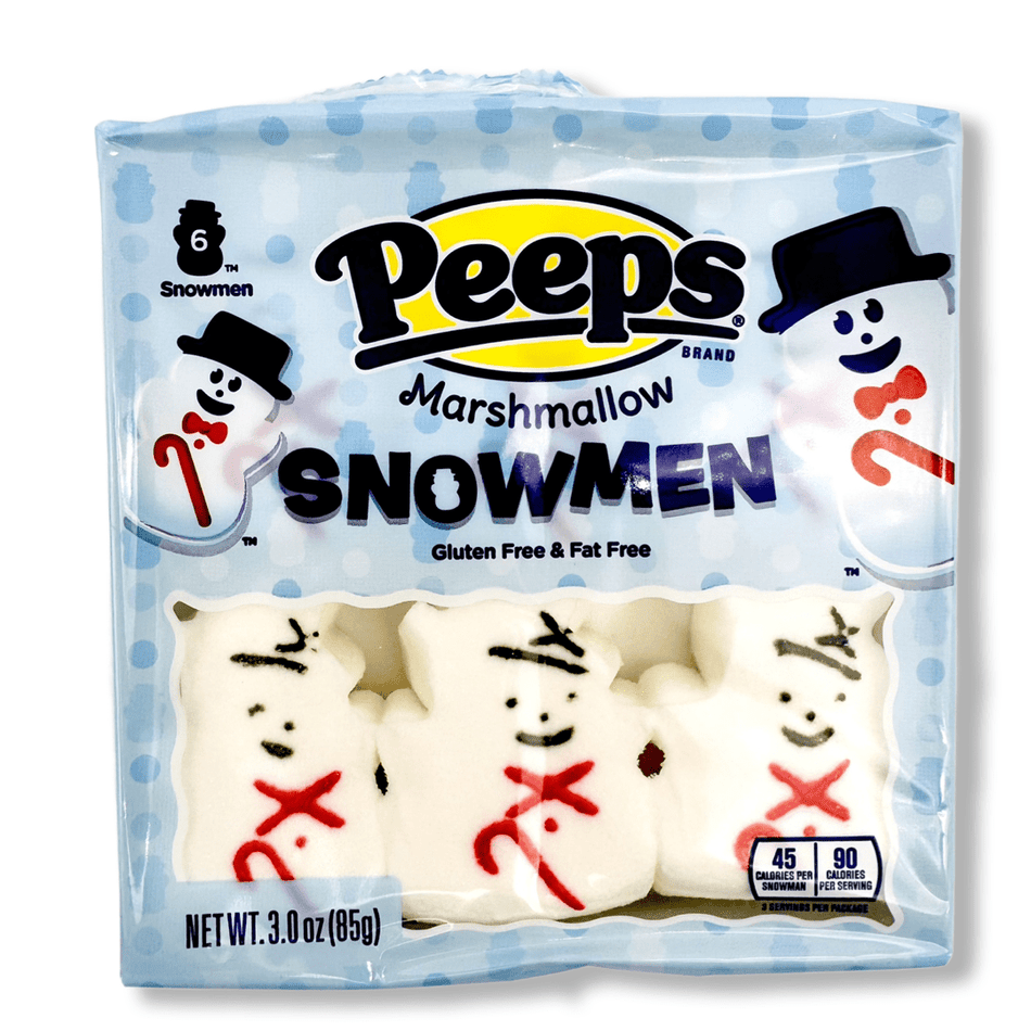 Peeps Snowmen Marshmallows - 3oz Candy Just Born Inc. 