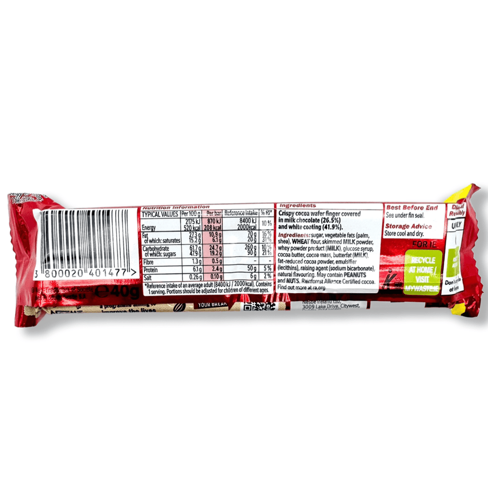 Kit Kat Chunky Funky Bar (UK) - 40g Chocolate Nestlé 