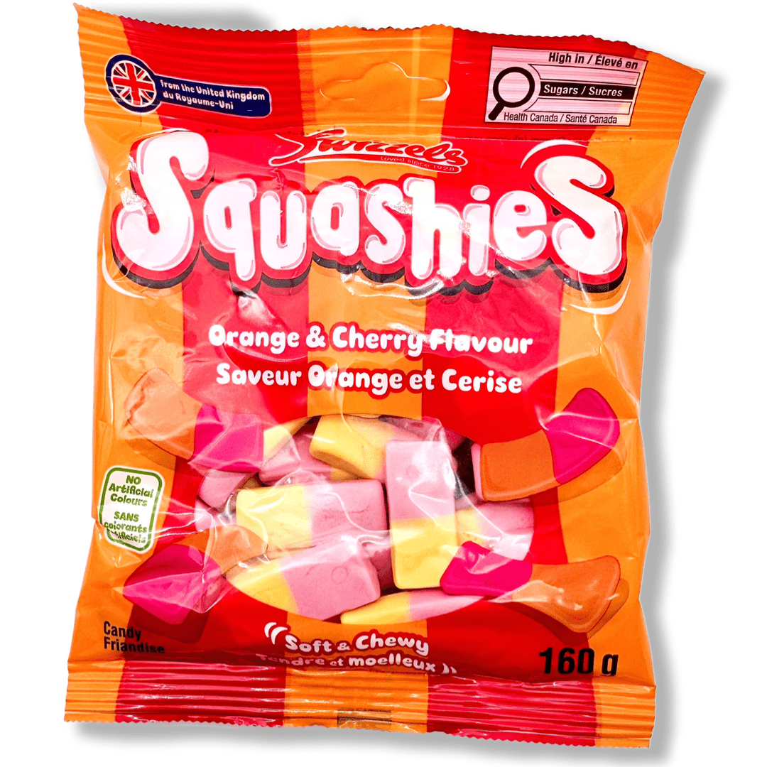 Swizzels Squashies Orange & Cherry - 160g Candy Squashies 