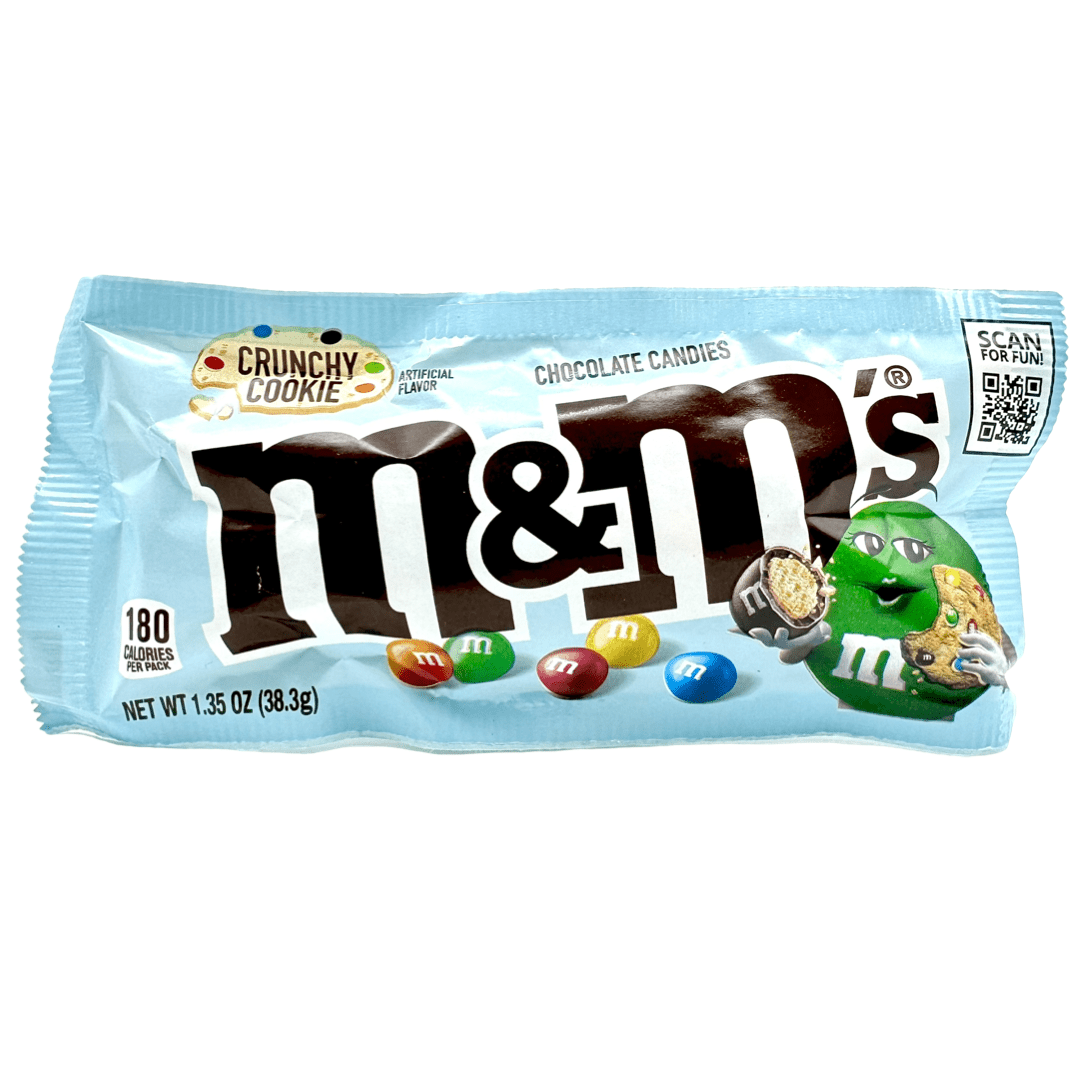 M&M's Crunchy Cookie Candies Chocolate Mars Wrigley Confectionery 